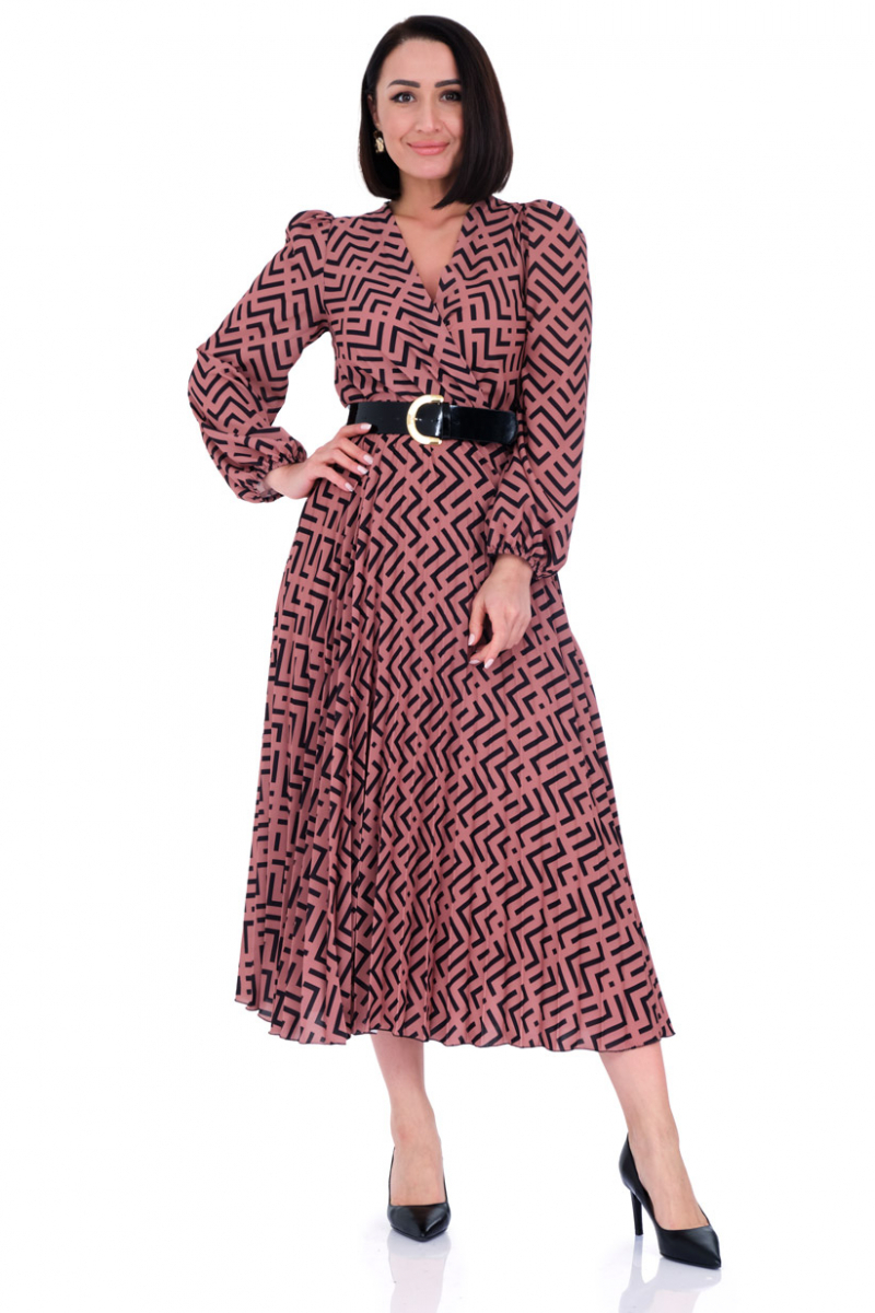 chinese dress ladies Petal and Pup Irene Long Sleeve Midi Dress main image 0