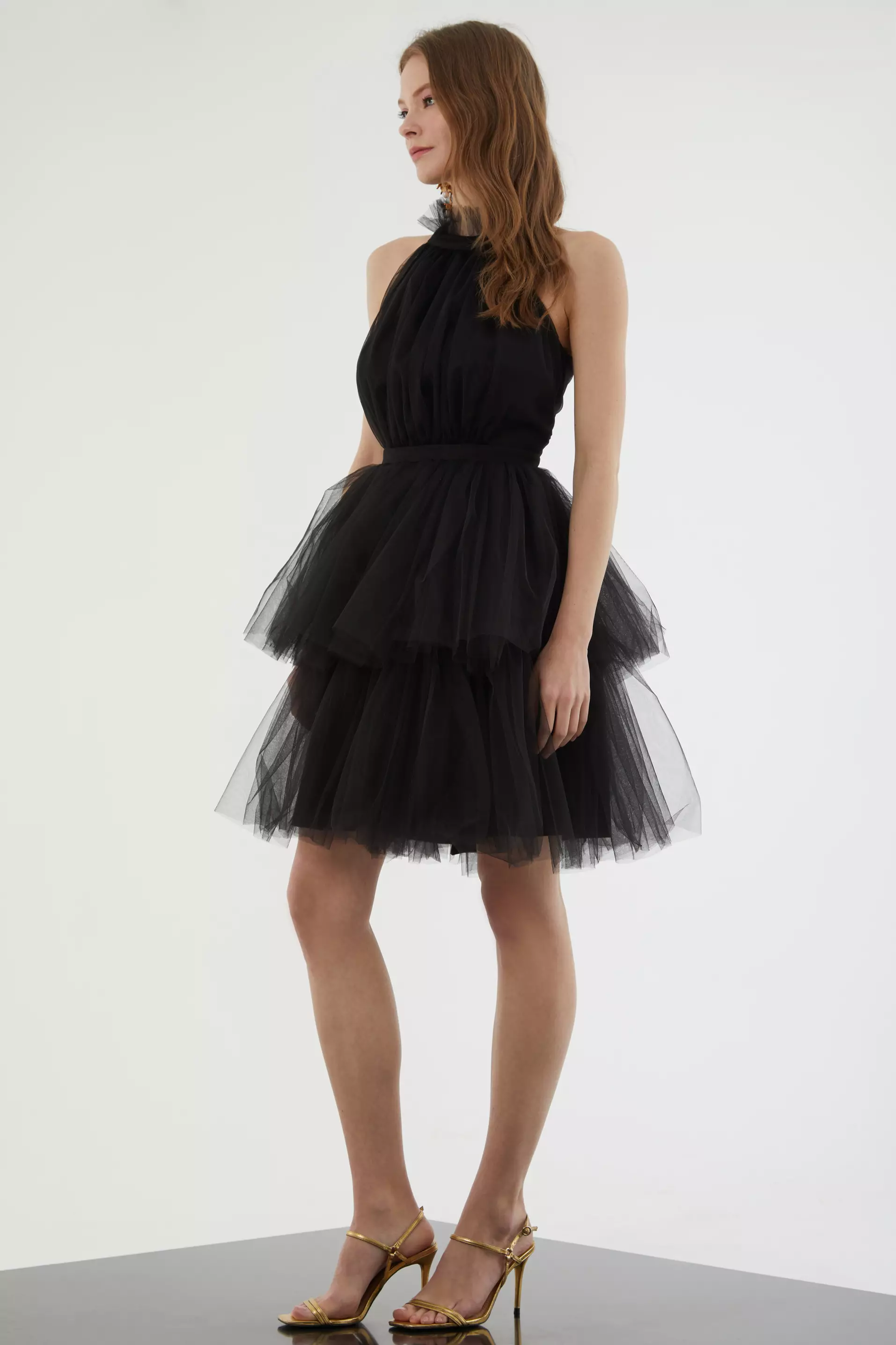 ワンピース NOTRE emor tulle mini dress / black NOTRE emor ドレス tulle mini dress : ZOZOTOWN Yahoo!店