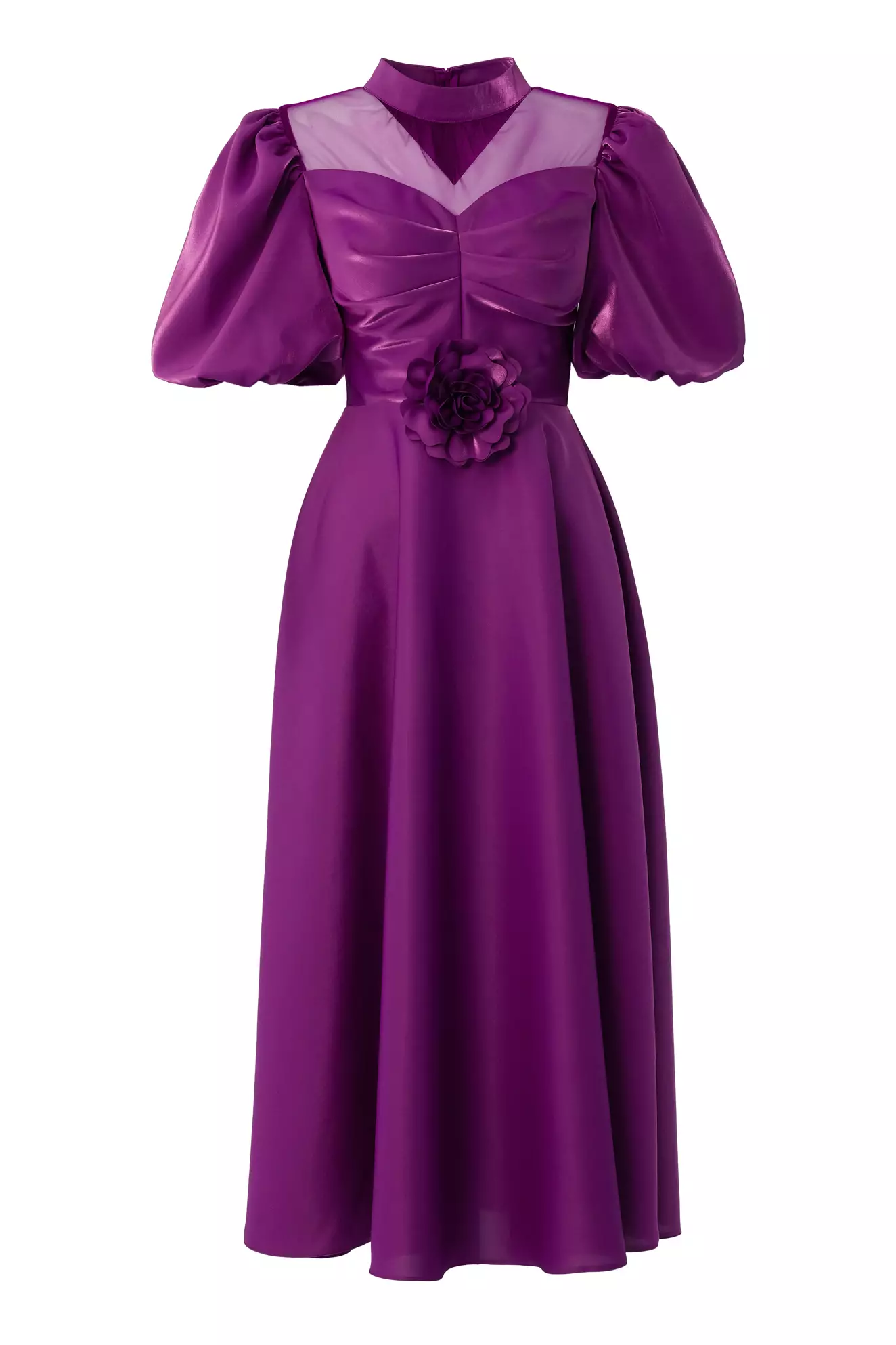 knee length dresses for ladies Verlaine Black Satin Maxi Dress