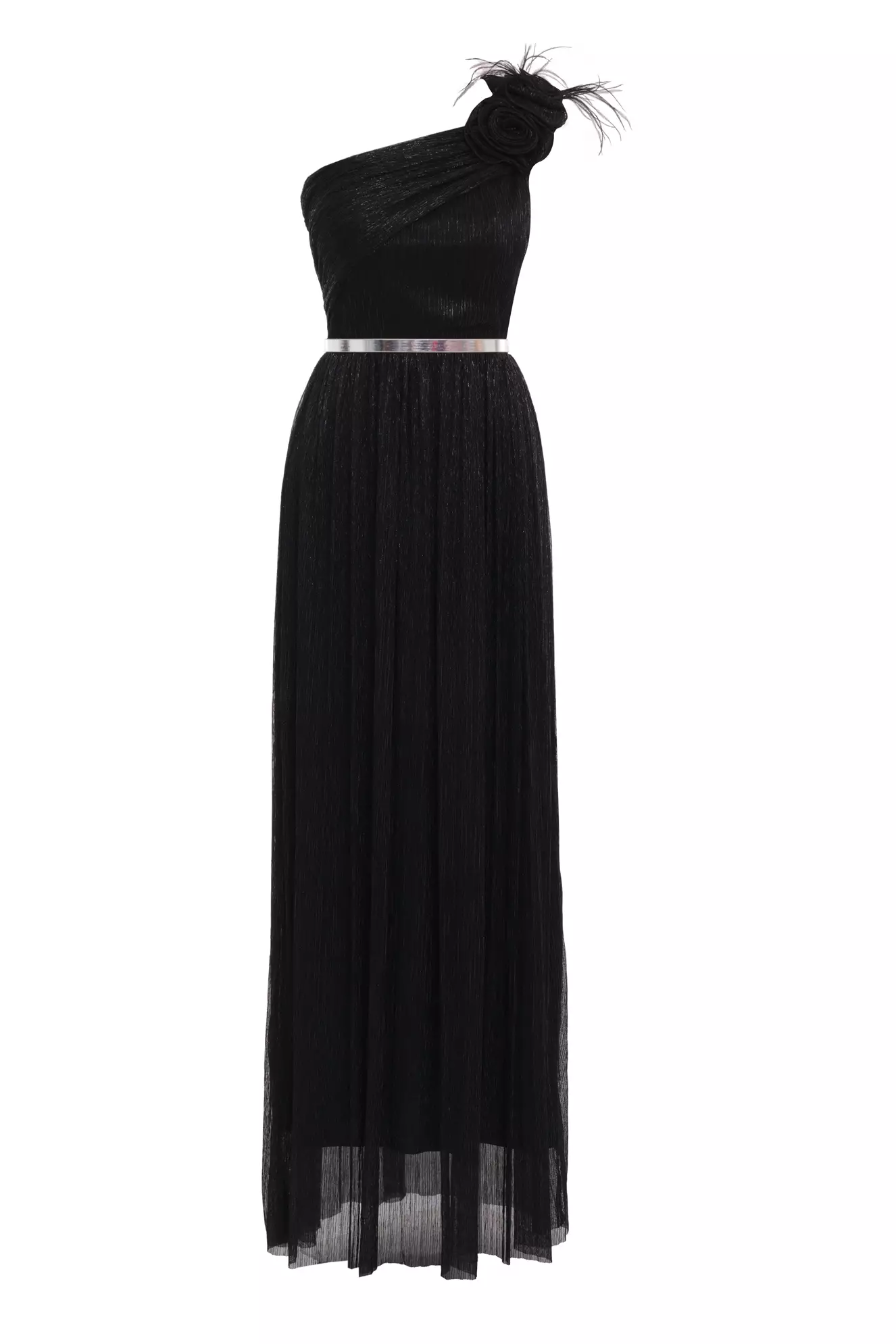 Black moonlight sleeveless maxi dress