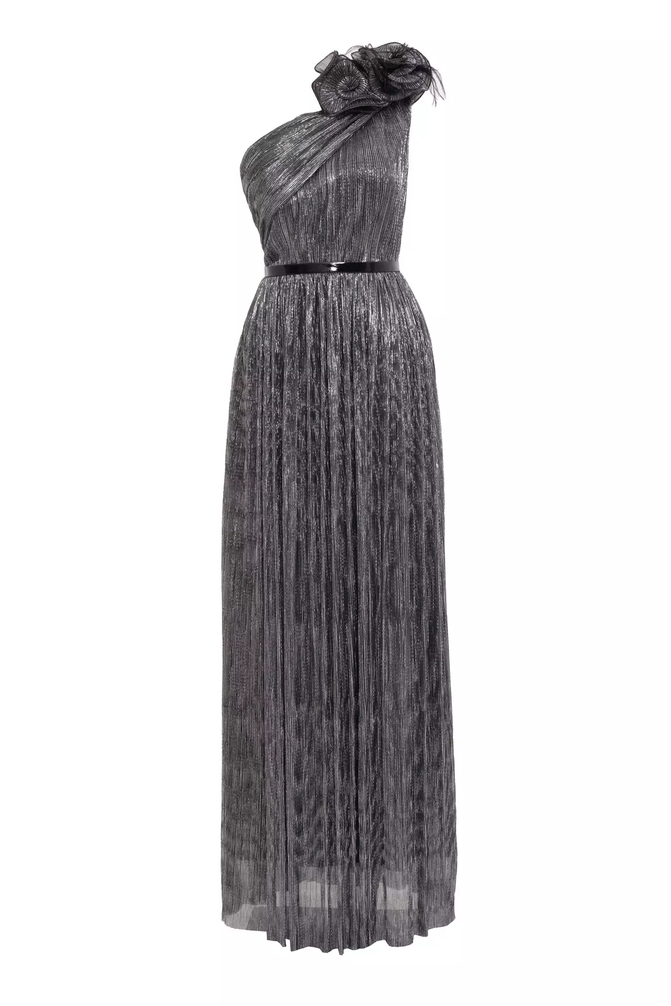 Silver moonlight sleeveless maxi dress