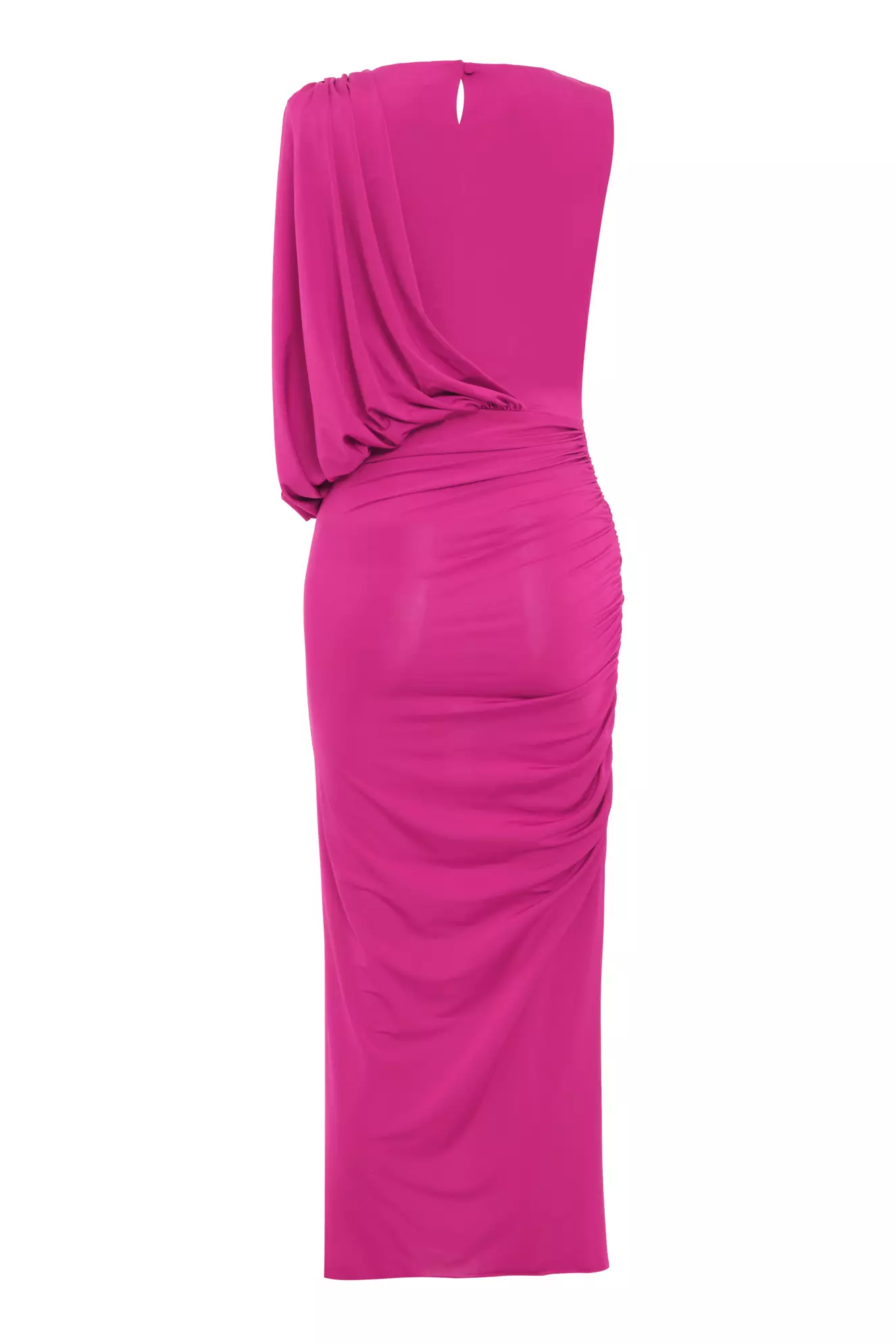 Fuchsia sandy sleeveless maxi dress