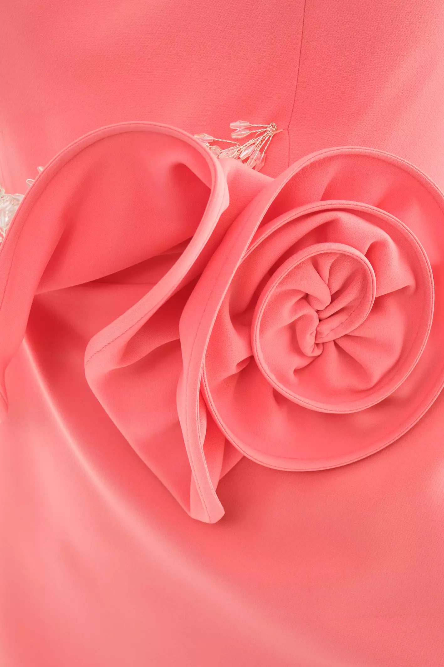 Printed crepe sleeveless mini dress