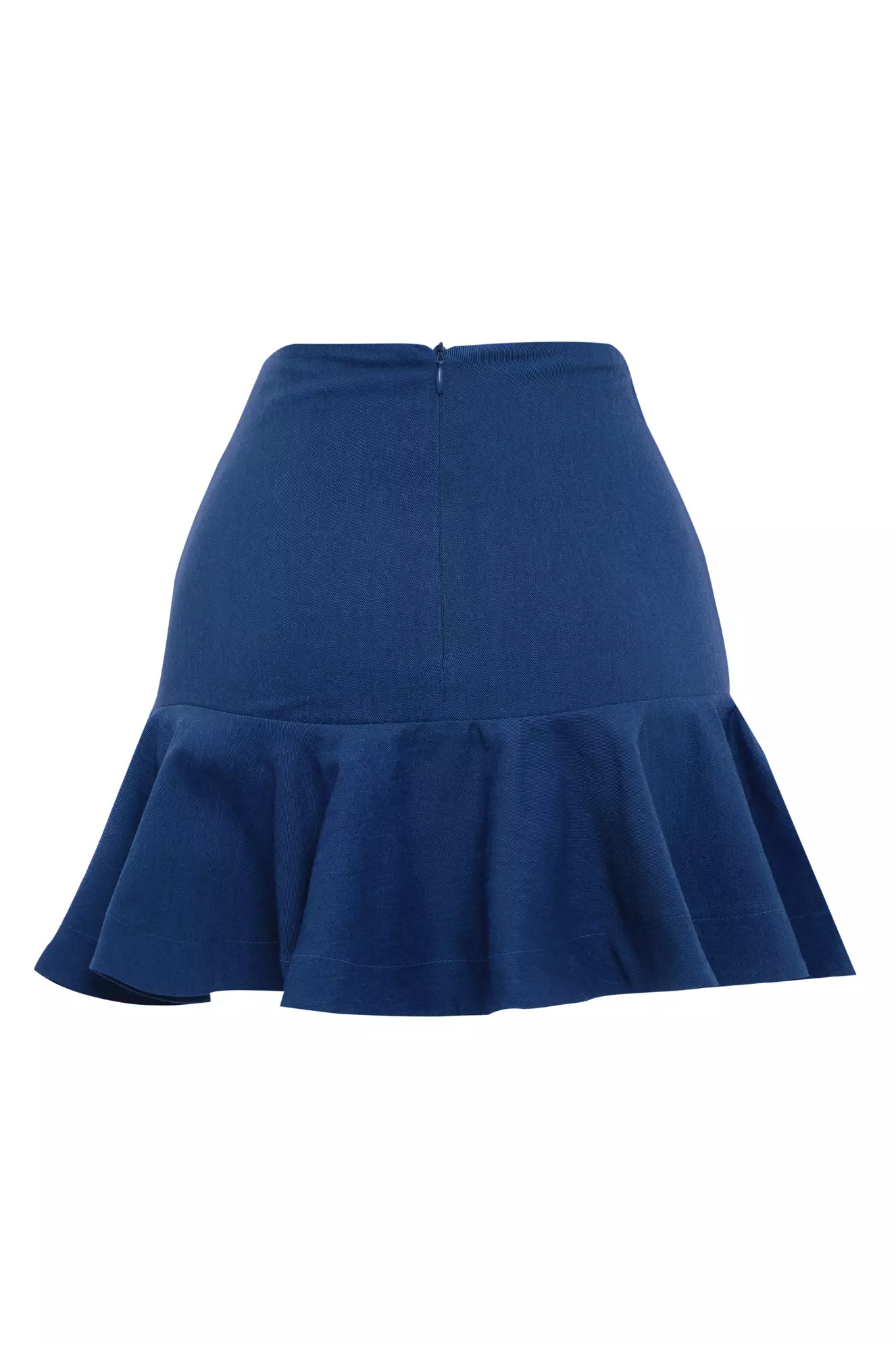 Blue kot mini skirt