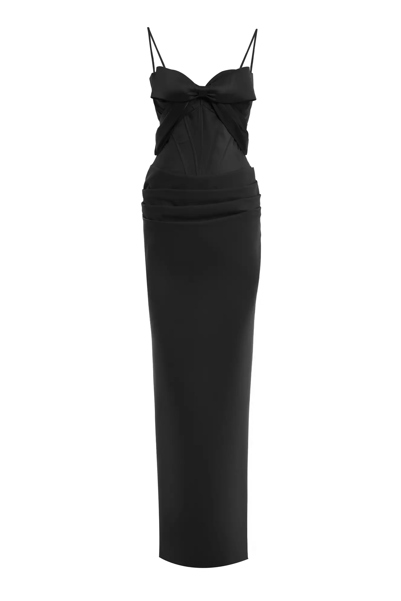 fervente black satin sleeveless long dress reviews FERVENTE BLACK SEQUIN WATERFALL MIDI DRESS
