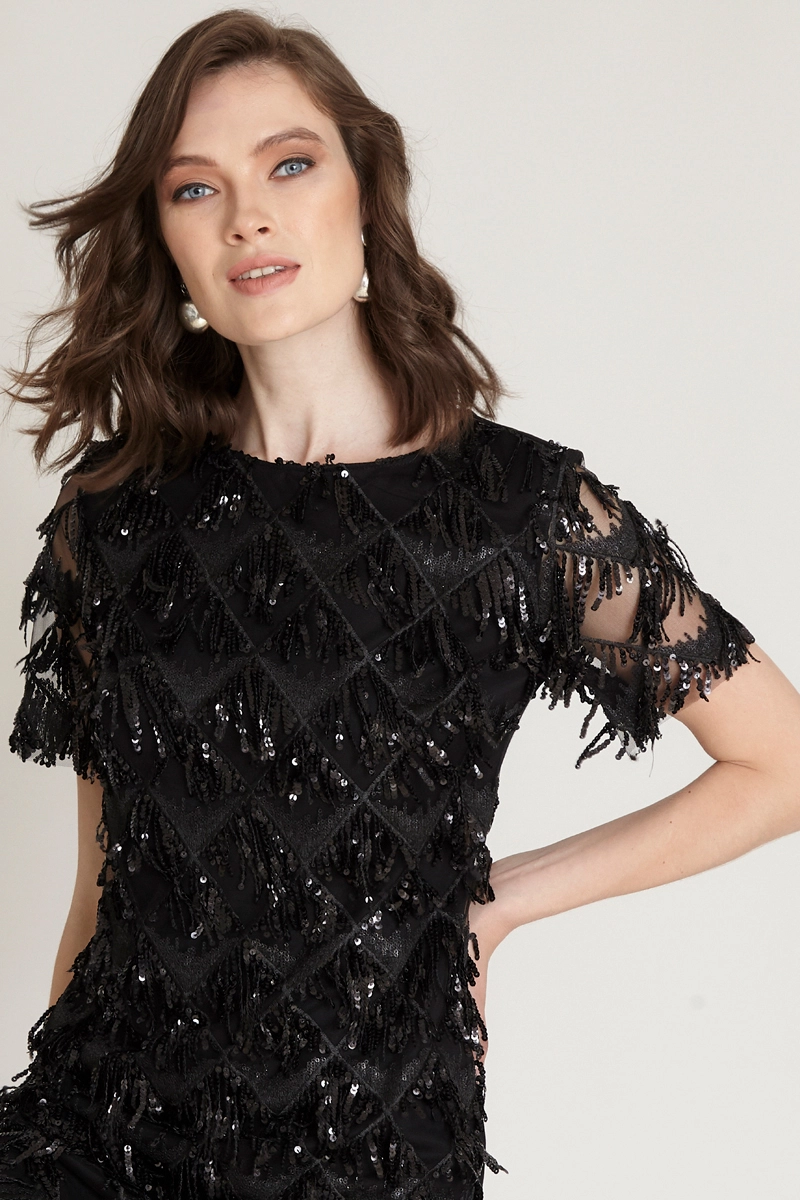 fervente black crepe short sleeve maxi dress reviews Black Dress | All Standard Size Products