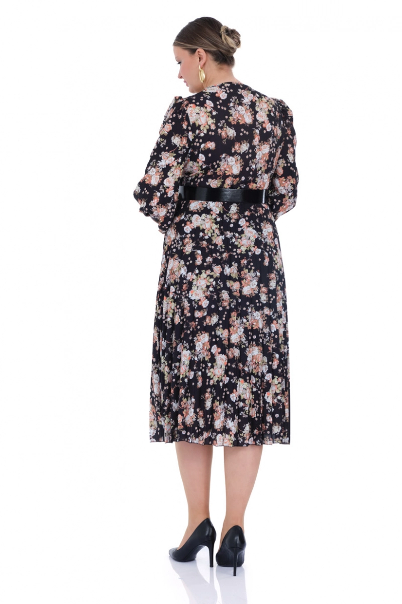 Plus Size Crepe Long Sleeve Midi Dress | All Standard Size Products | Fervente Plus Size Crepe Long Sleeve Midi Dress | All Standard Size Products | Fervente