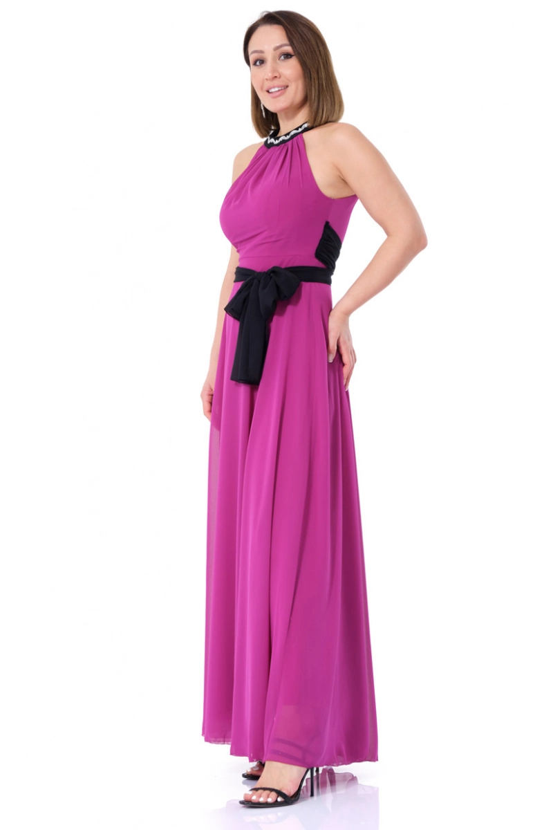 sachin and babi light blue dress Fuchsia Bridesmaid Dresses main image 0