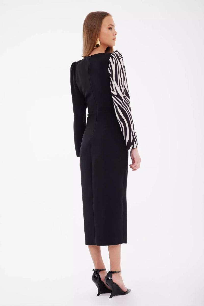 knee length dresses for ladies Petal and Pup Irene Long Sleeve Midi Dress main image 1