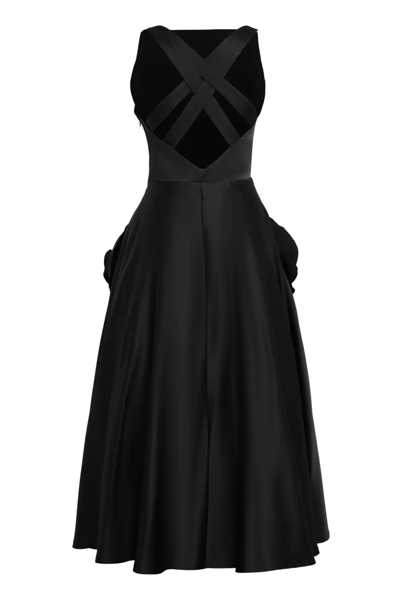 fervente black satin sleeveless long dress reviews Black Satin Sleeveless Long Dress | All