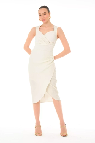 FRV Gold jakar sleeveless mini crop top - Fullerton main image 1