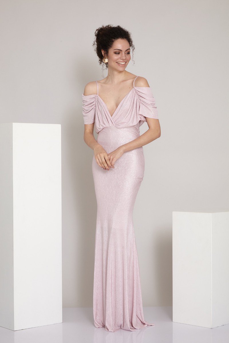 Powder Knitted Maxi Sleeveless Dress