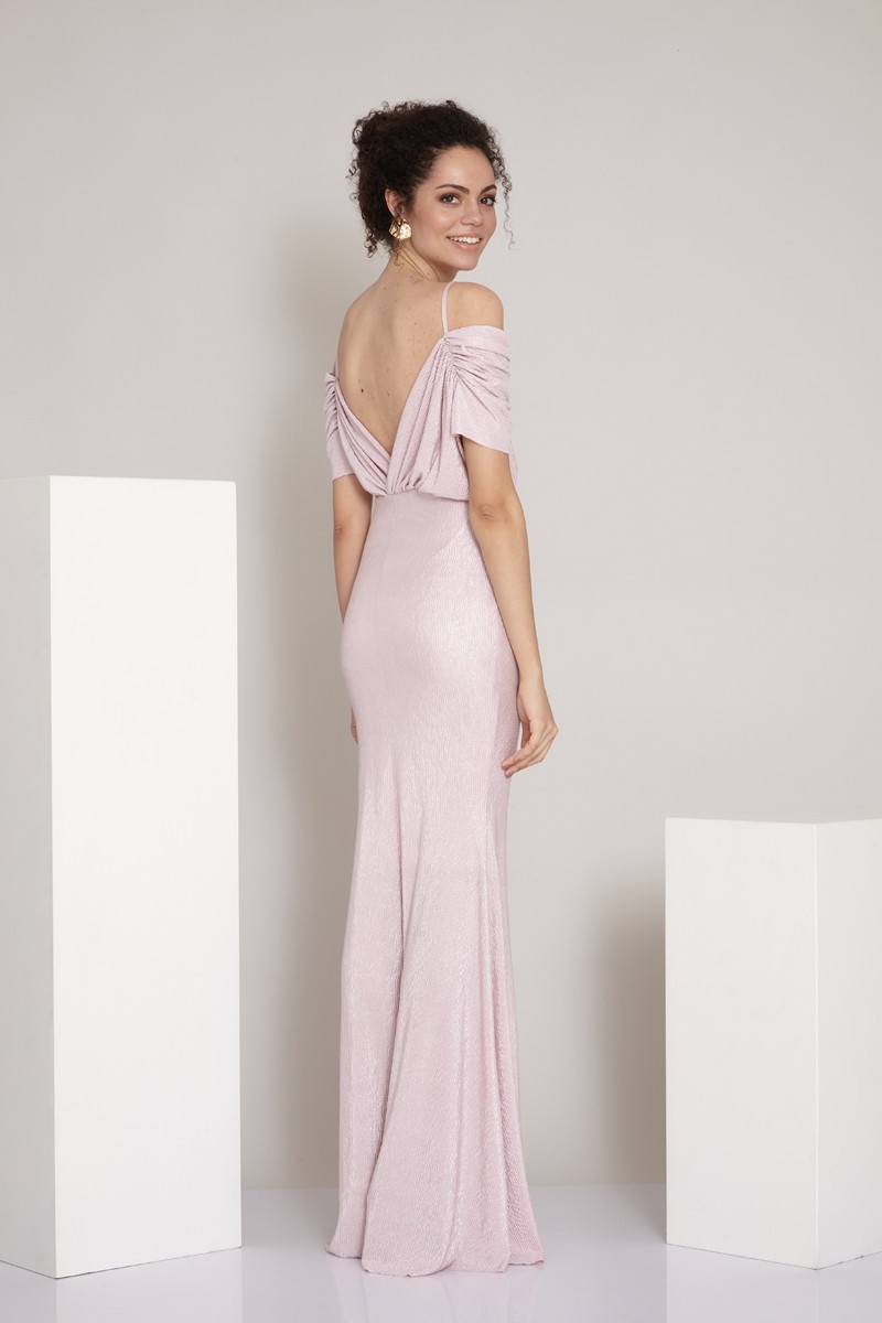 Powder Knitted Maxi Sleeveless Dress