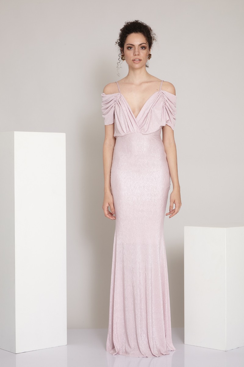 Powder Knitted Maxi Sleeveless Dress