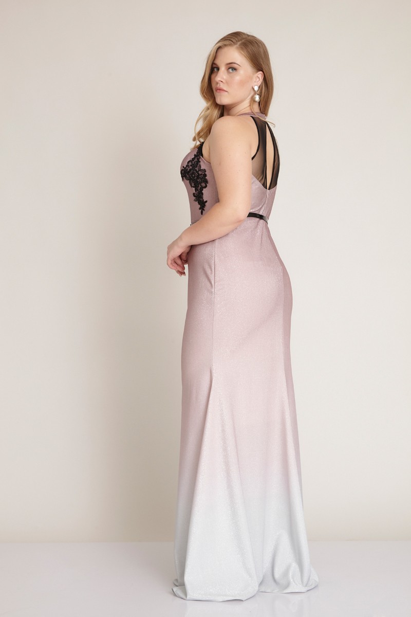 Plus Size Knitted Maxi Sleeveless Dress