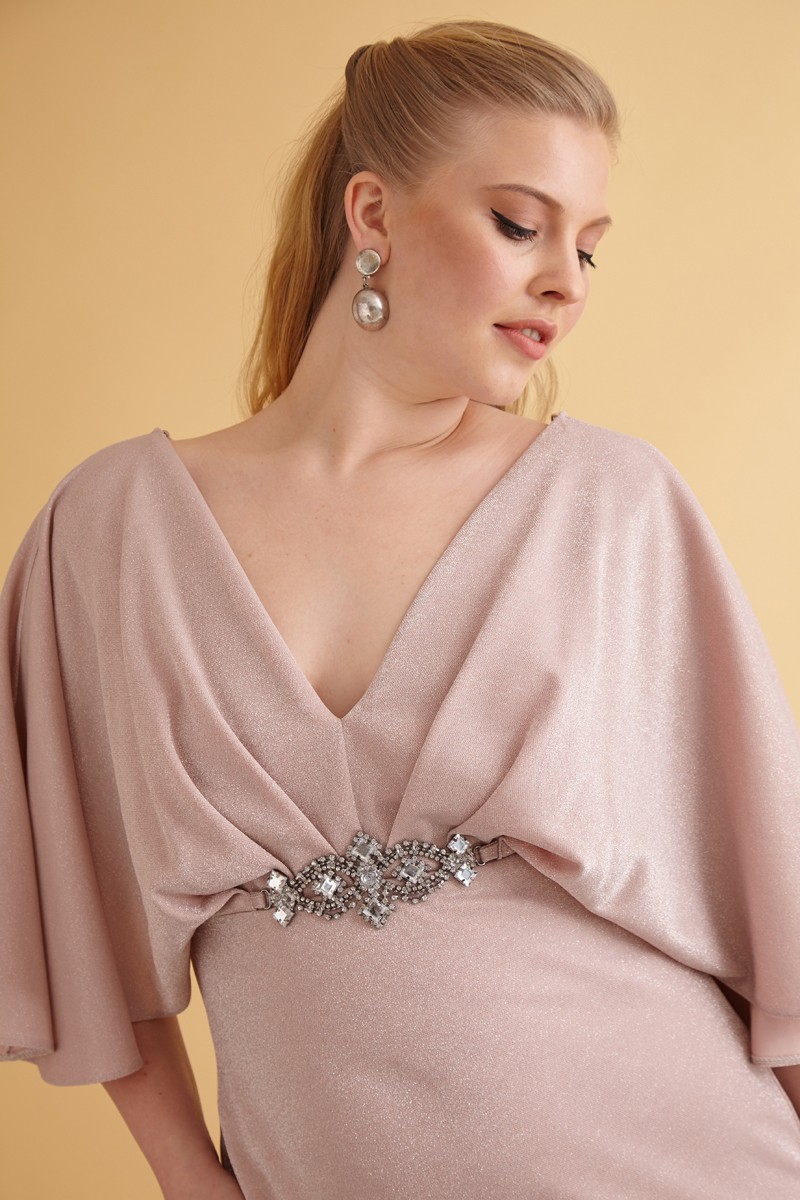 Powder Plus Size Knitted Sleeveless Maxi Dress