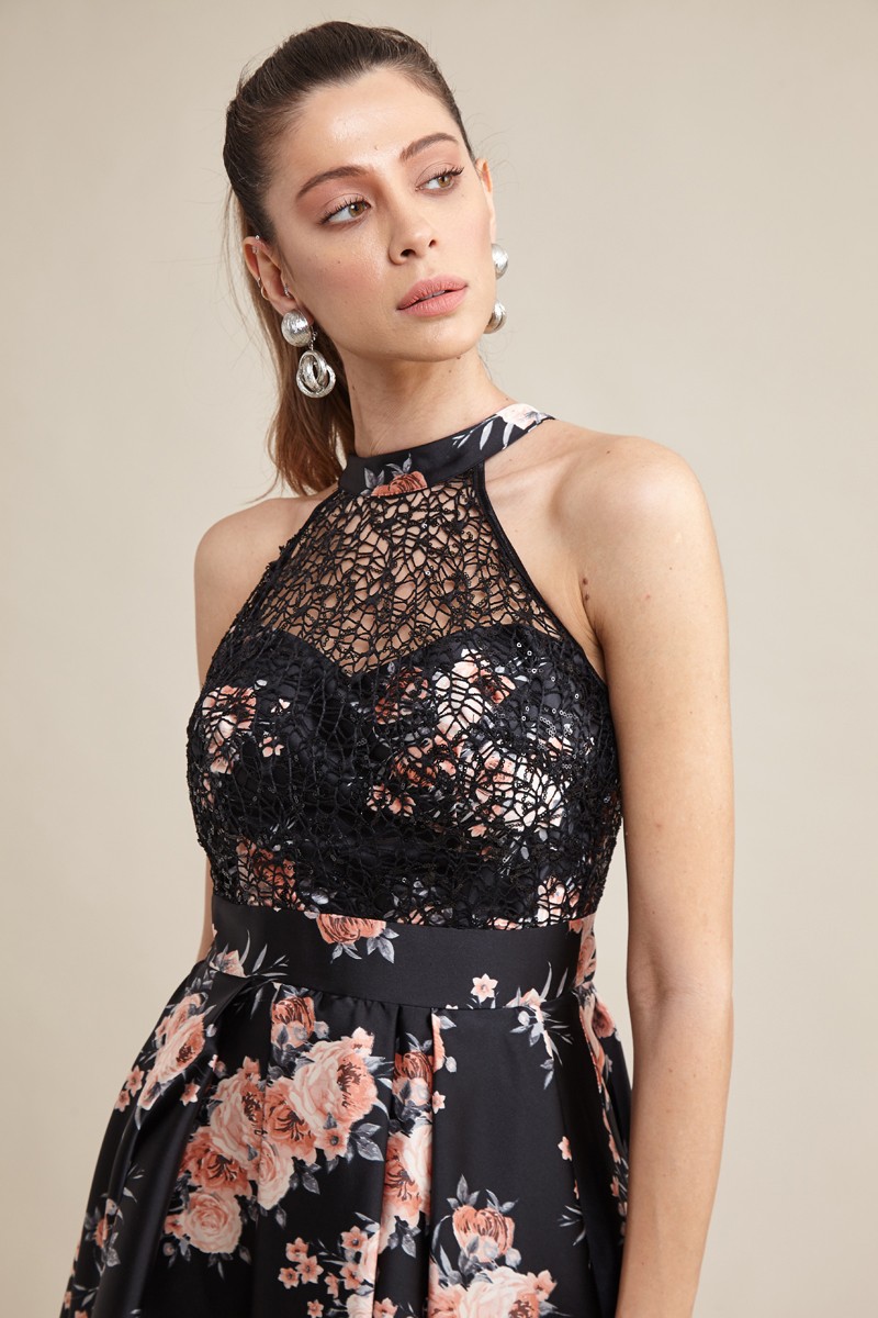 Satin Sleeveless Maxi Dress