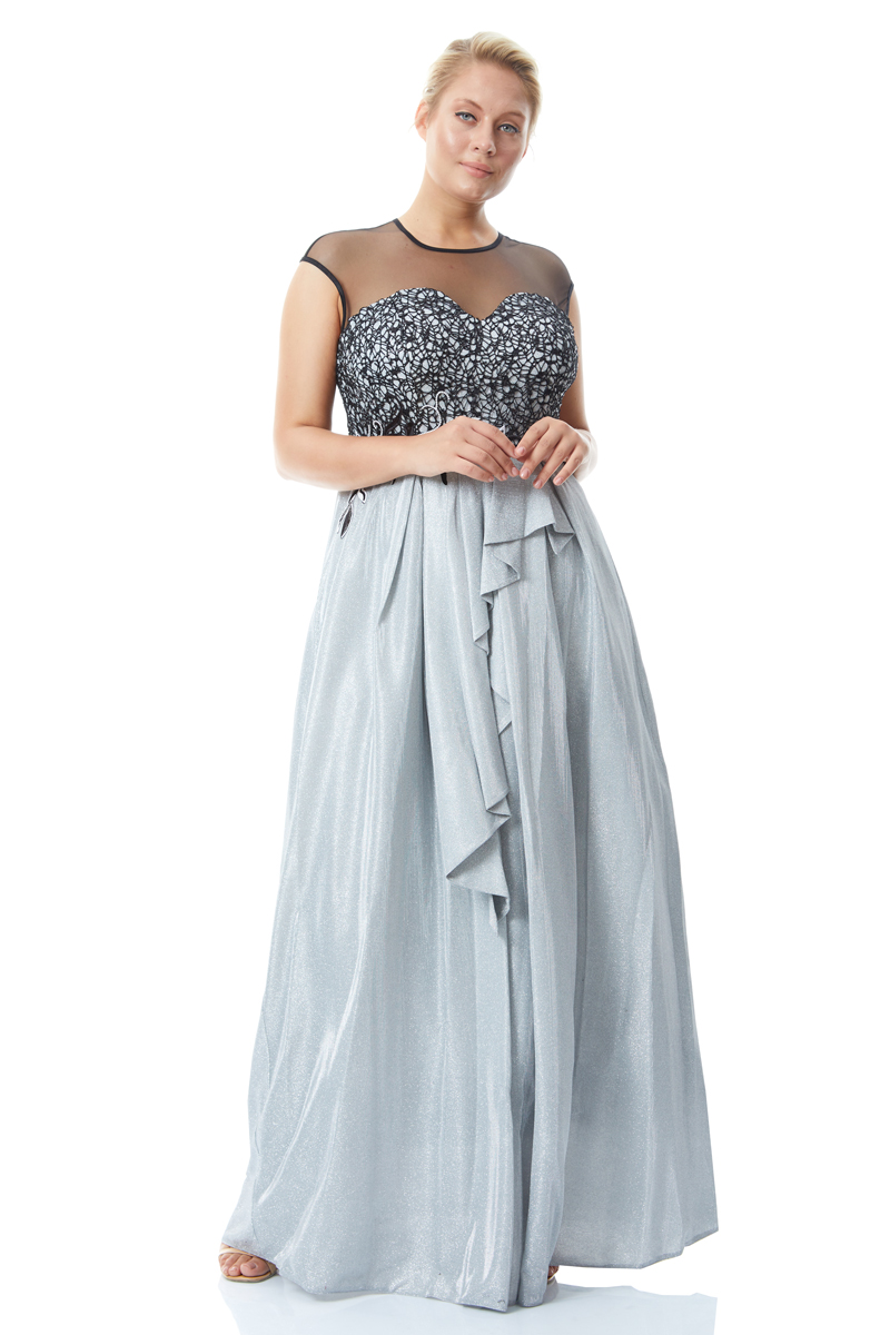 White Plus Size Sleeveless Maxi Dress