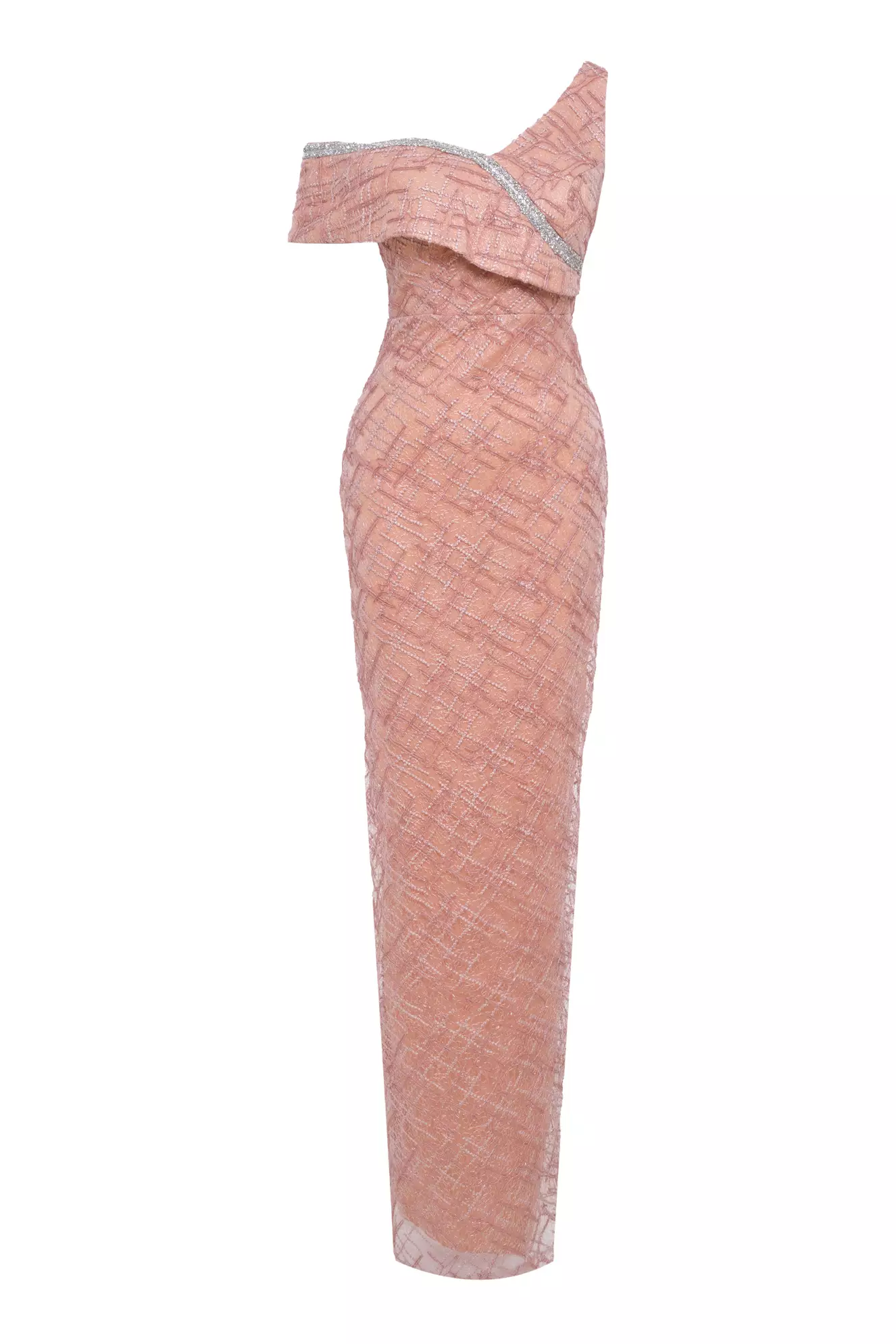 Blush Lace Sleeveless Maxi Dress