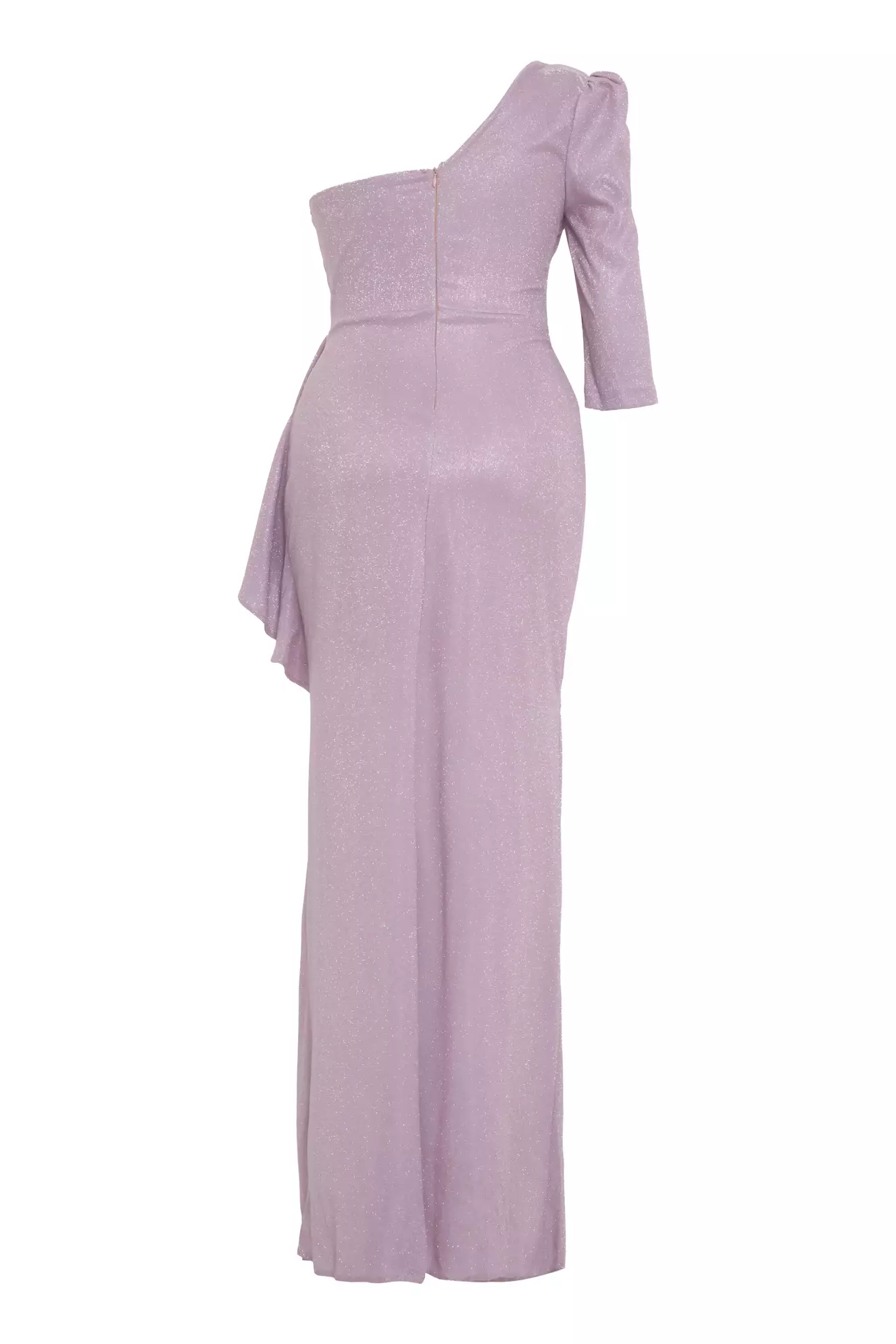 Blush Plus Size Glare One Arm Maxi Dress