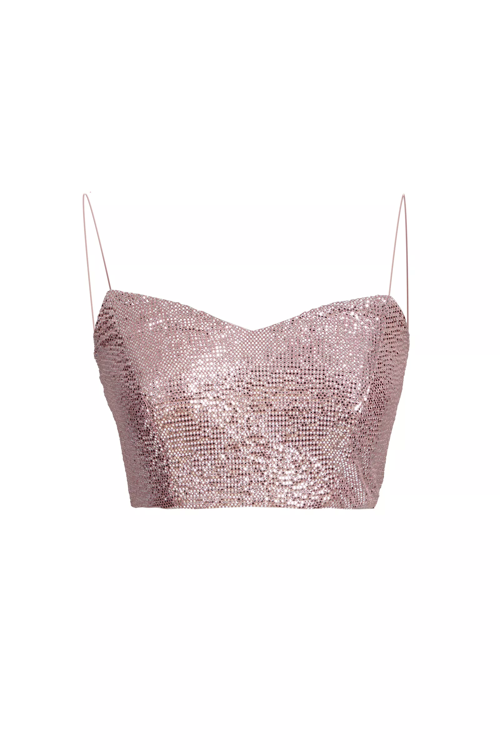 Powder Knitted Sleeveless Crop Top