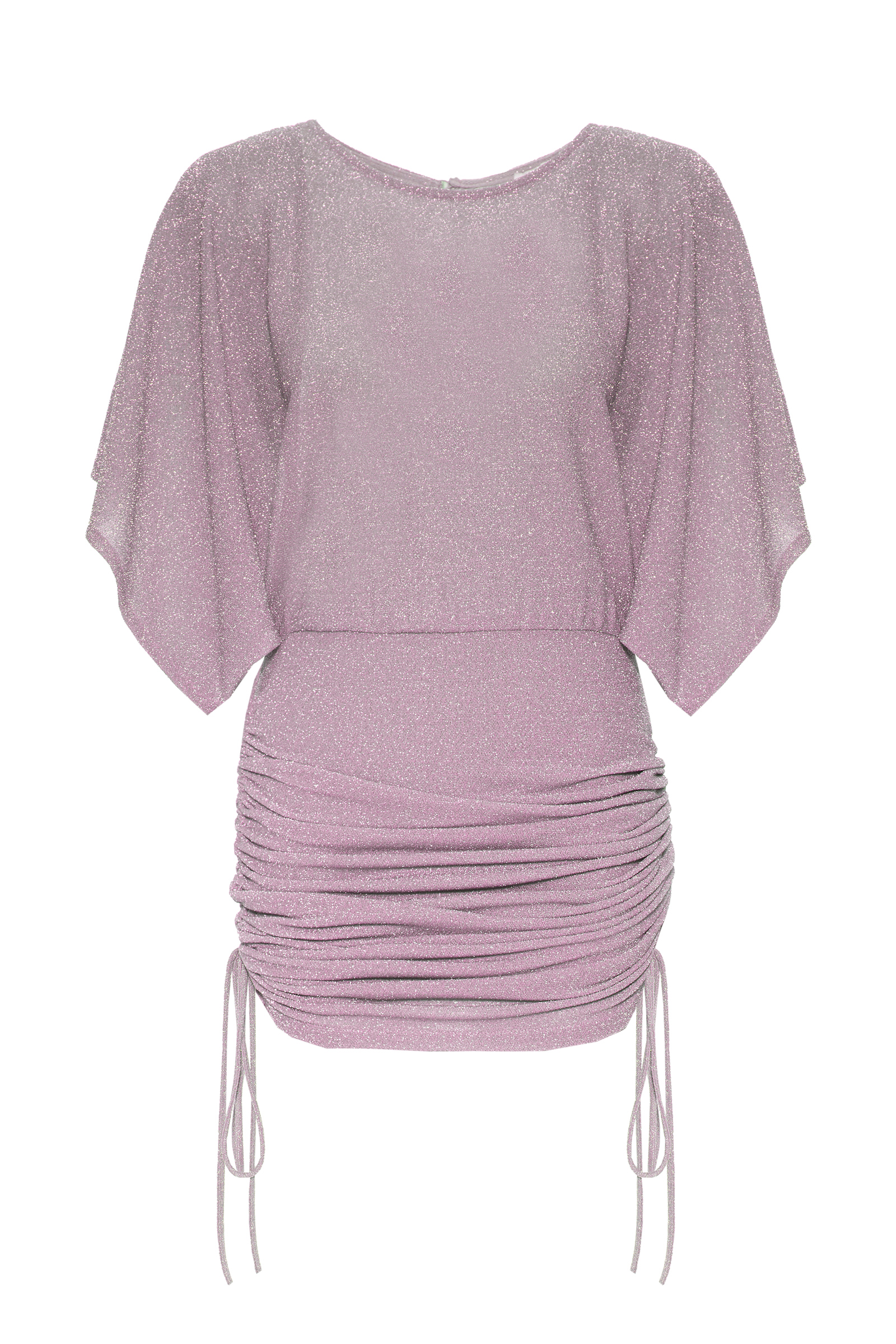 Lilac Short Sleeve Mini Dress