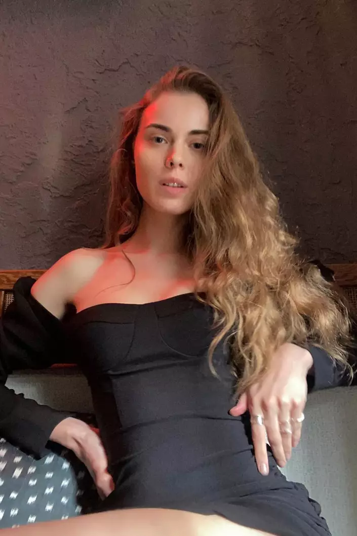 Black Crepe Long Sleeve Maxi Dress