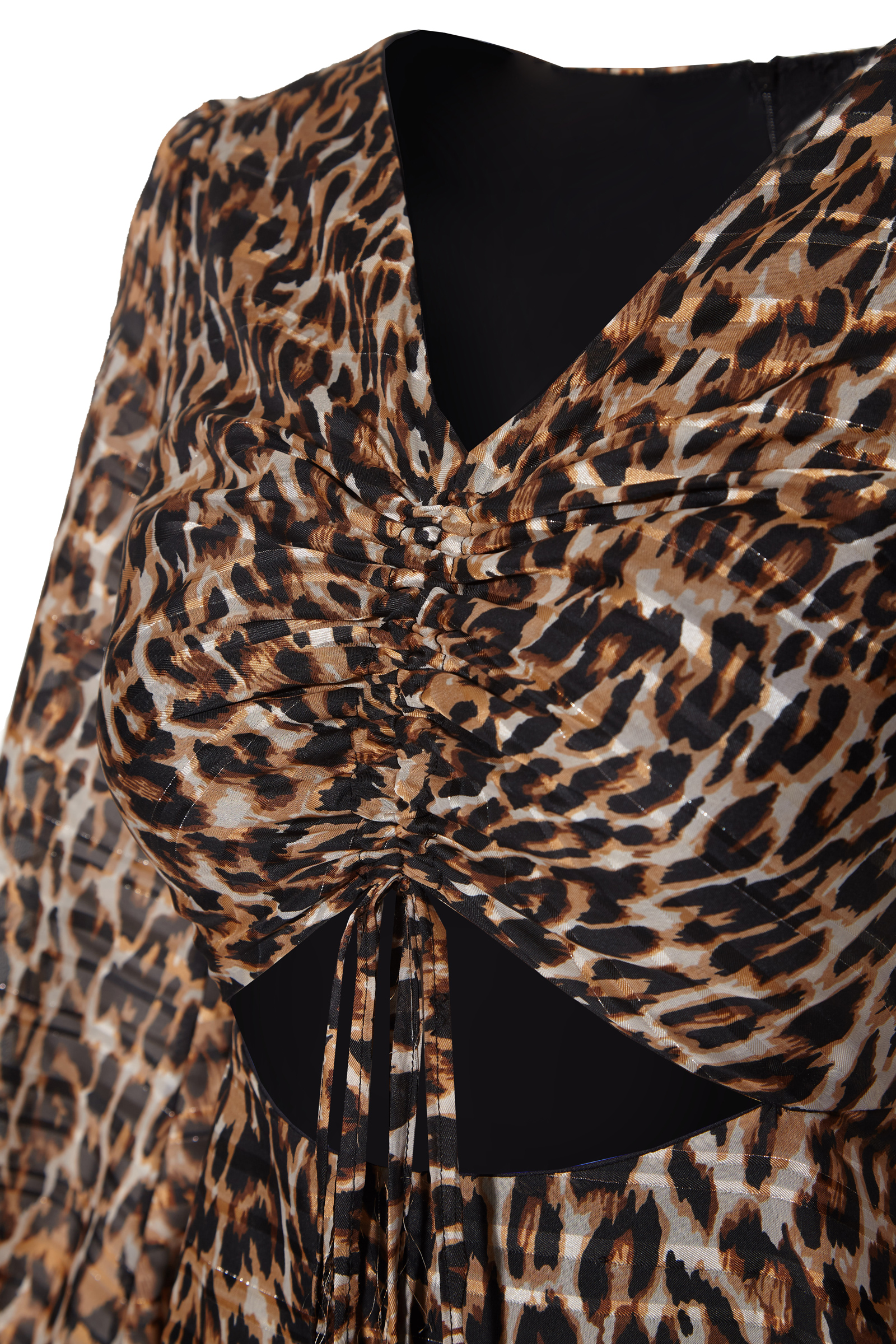 Printed Chiffon Sleeveless Mini Dress