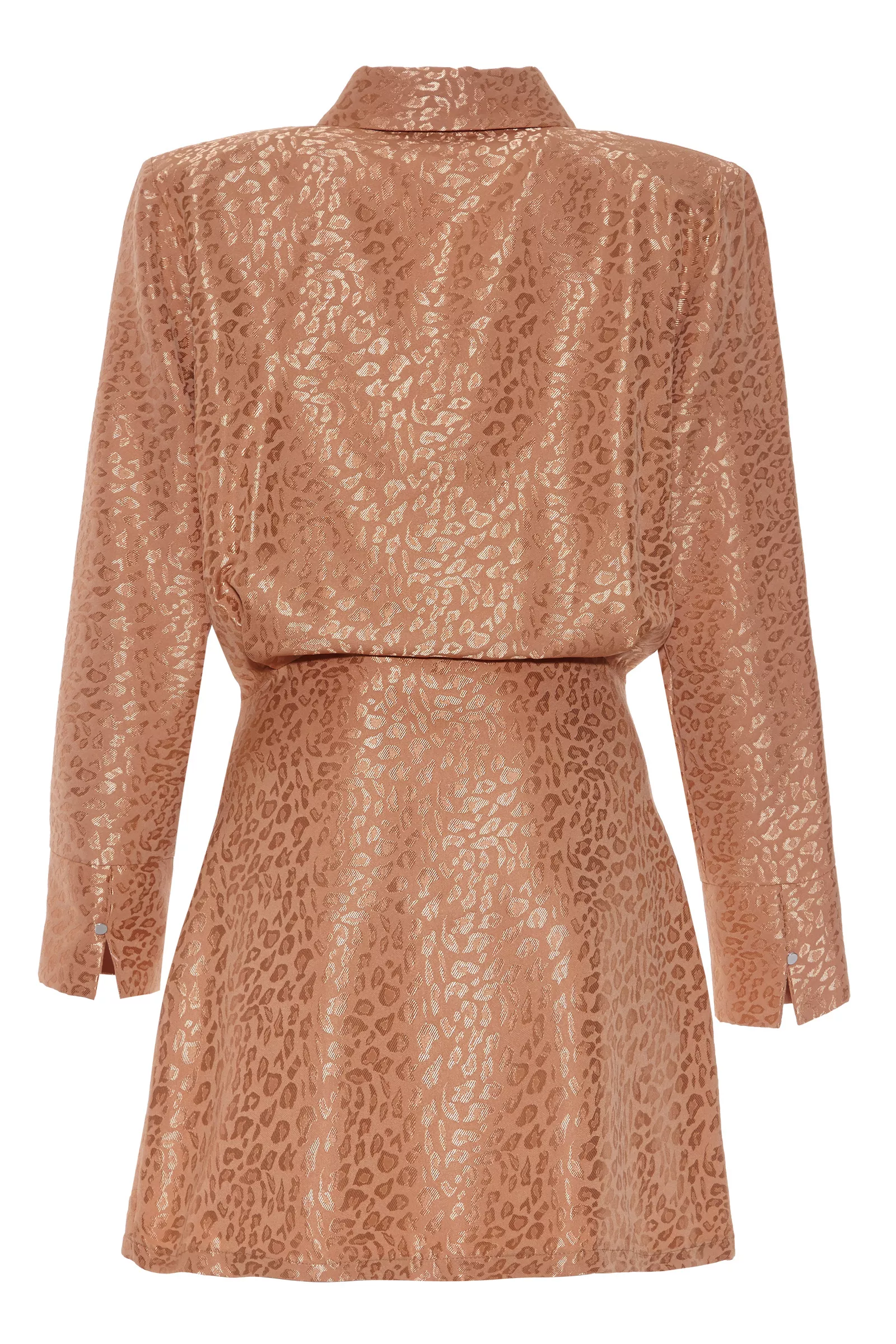 Latte Jakar Long Sleeve Mini Dress