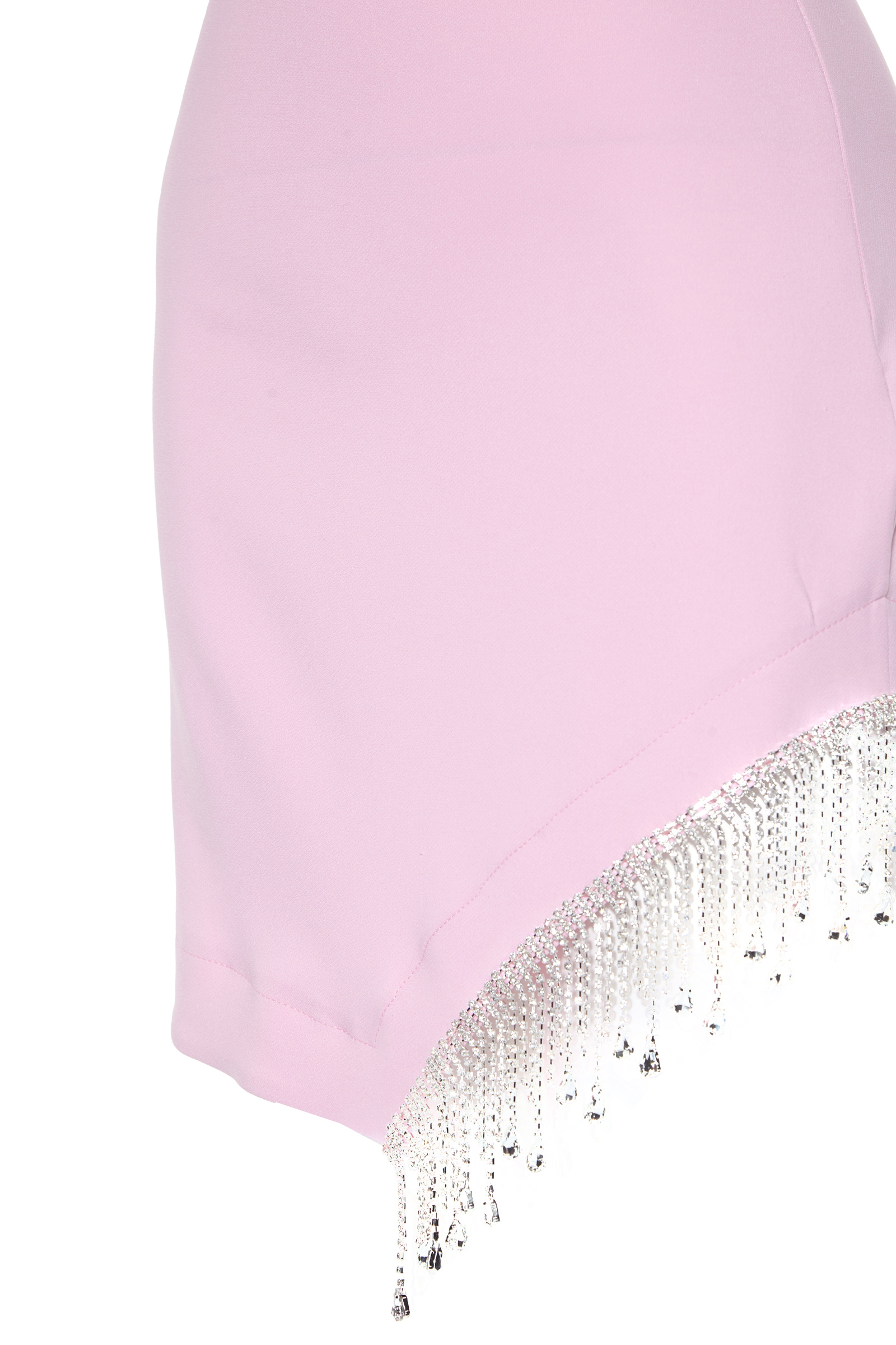 Blush Crepe Sleeveless Mini Dress