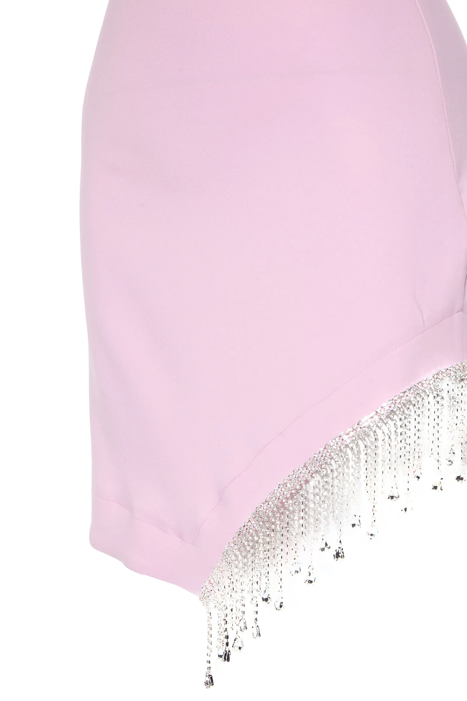 Blush Crepe Sleeveless Mini Dress