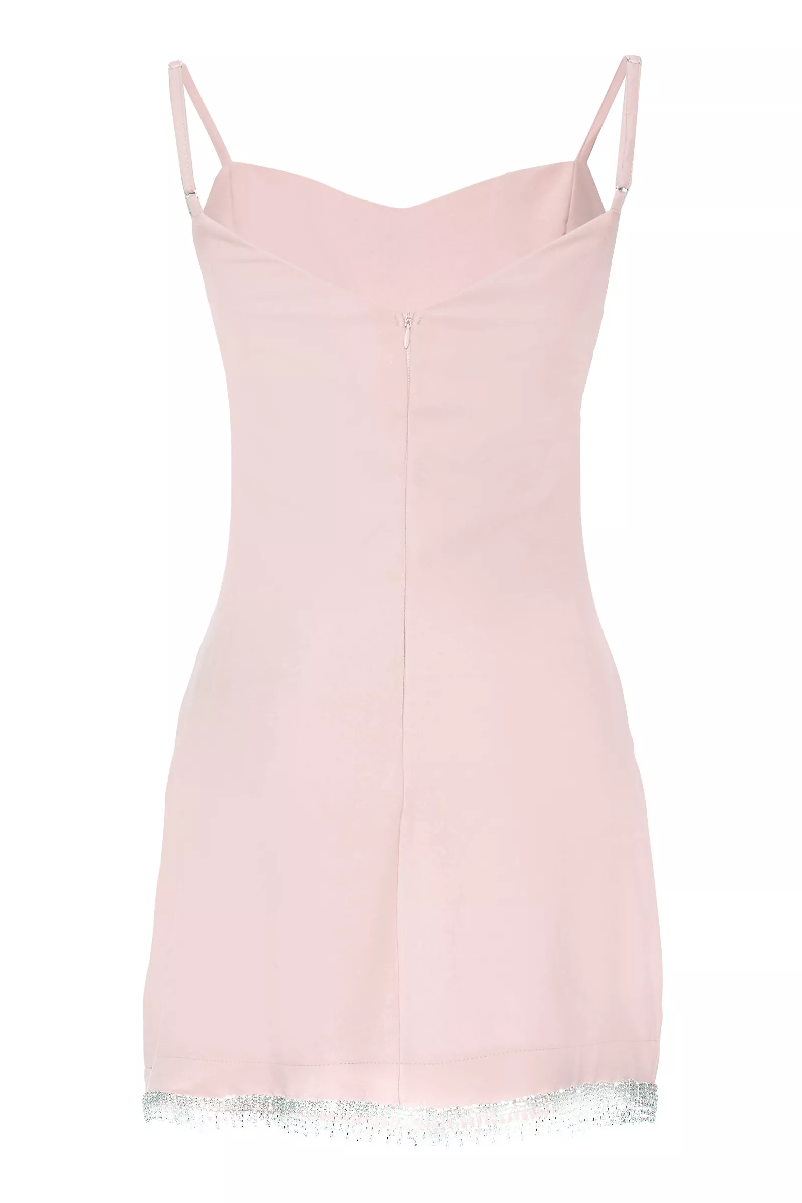 Blush Plus Size Crepe Sleeveless Mini Dress