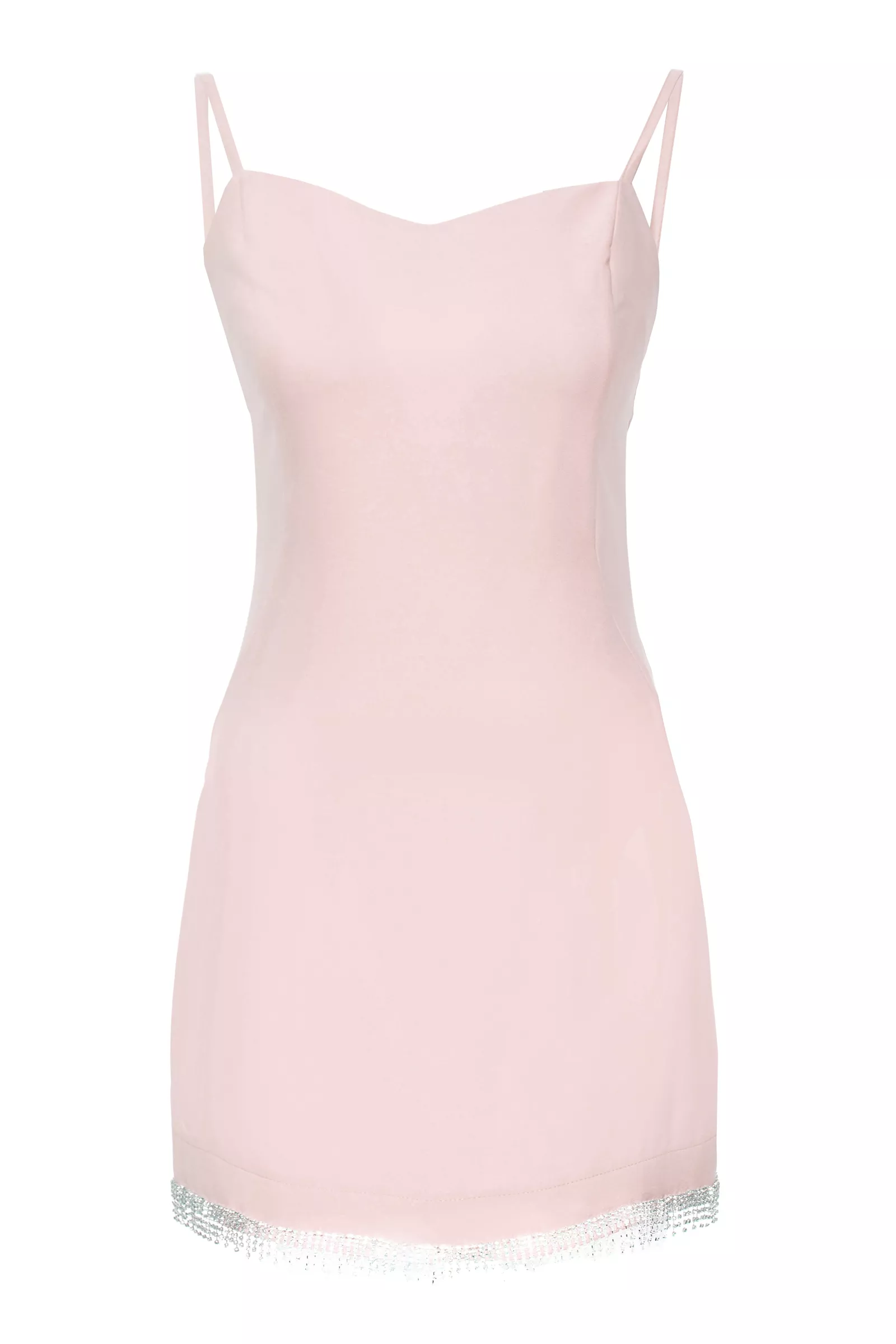Blush Plus Size Crepe Sleeveless Mini Dress