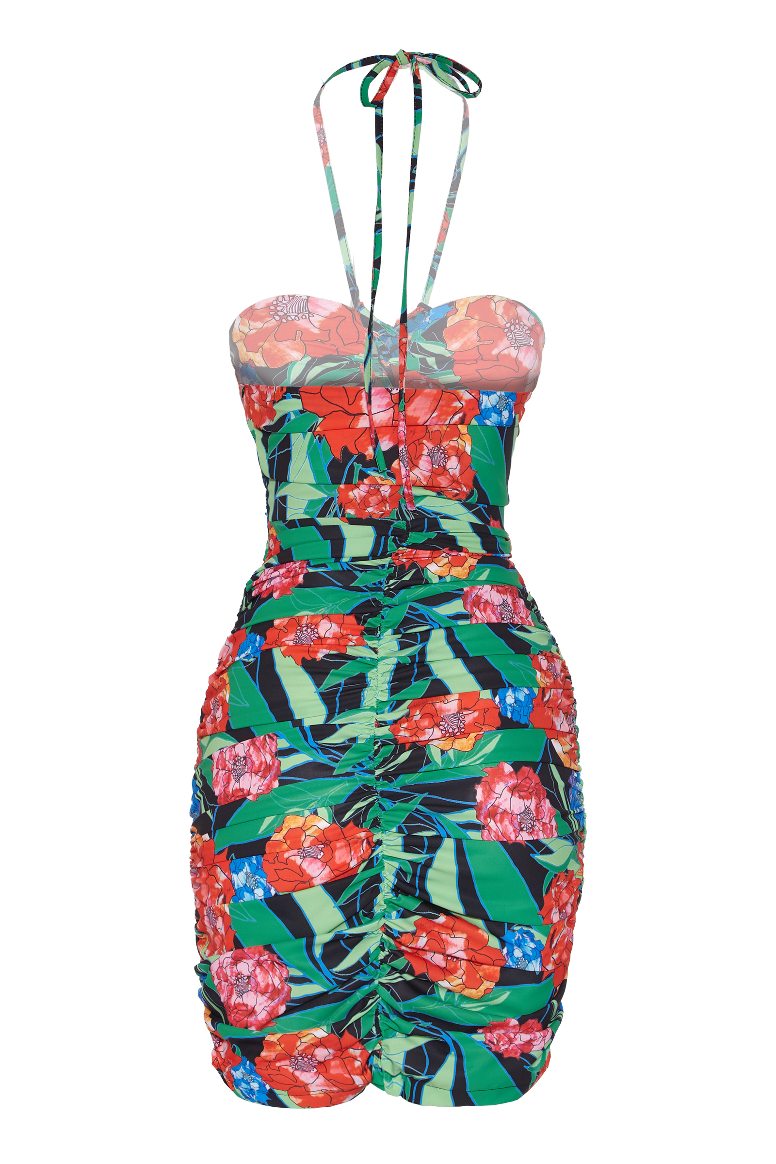Printed Jessica Sleeveless Mini Dress