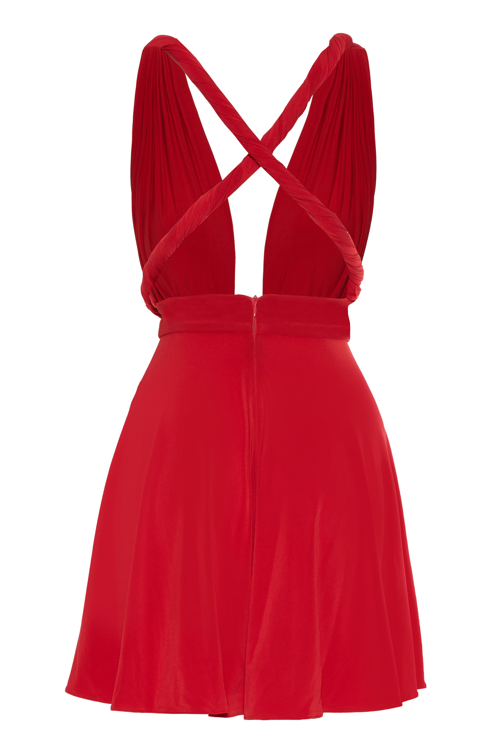 Red Sendy Sleeveless Mini Dress