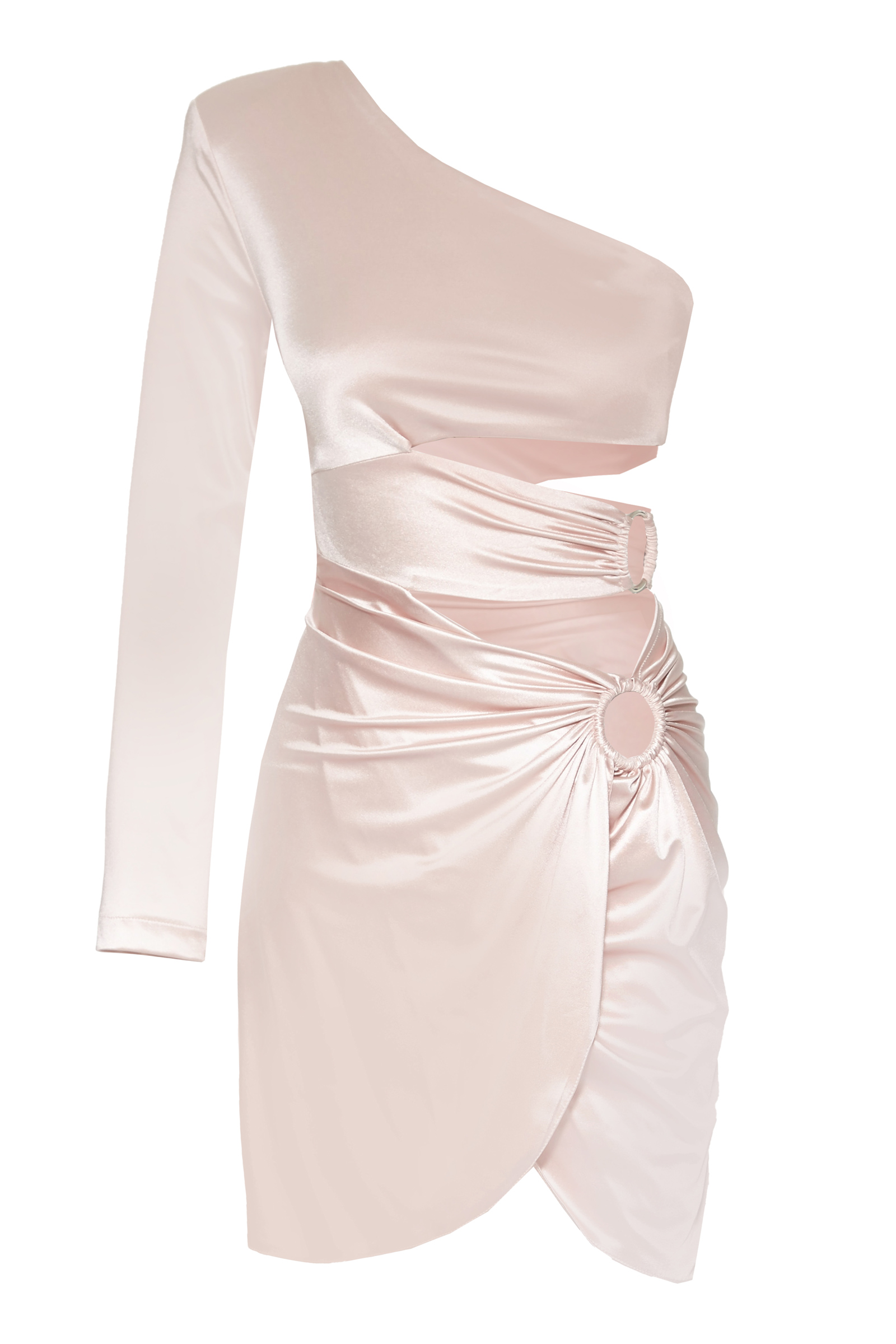 Powder Satin Mini Dress