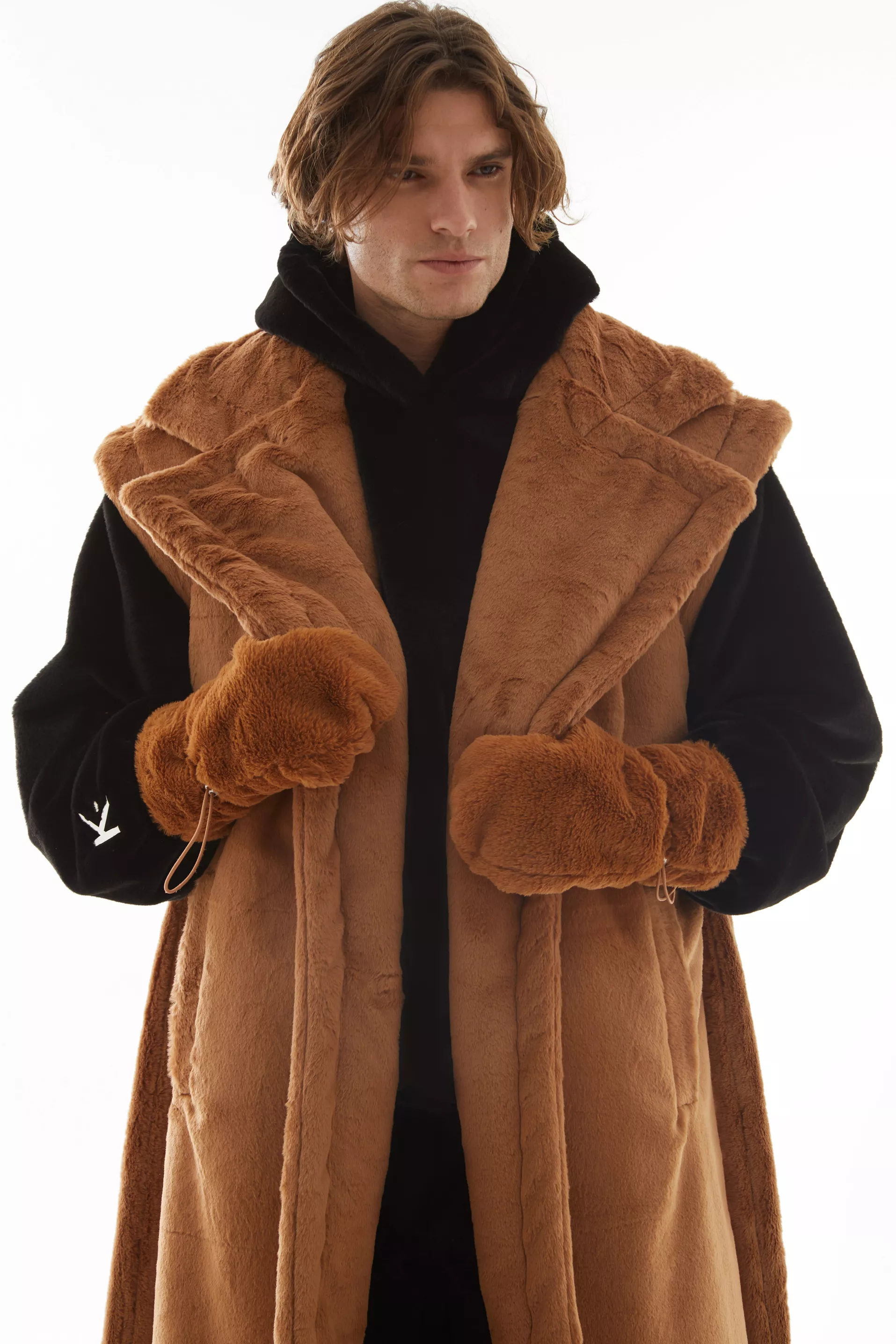 Ginger Faux Fur Glove Accessory