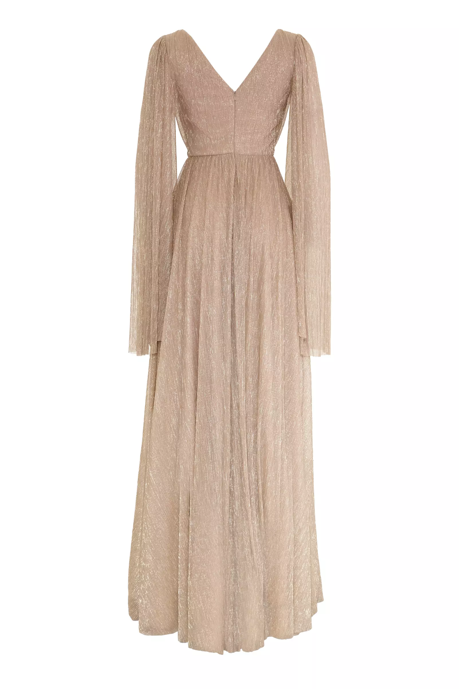 Gold Moonlight Sleeveless Maxi Dress