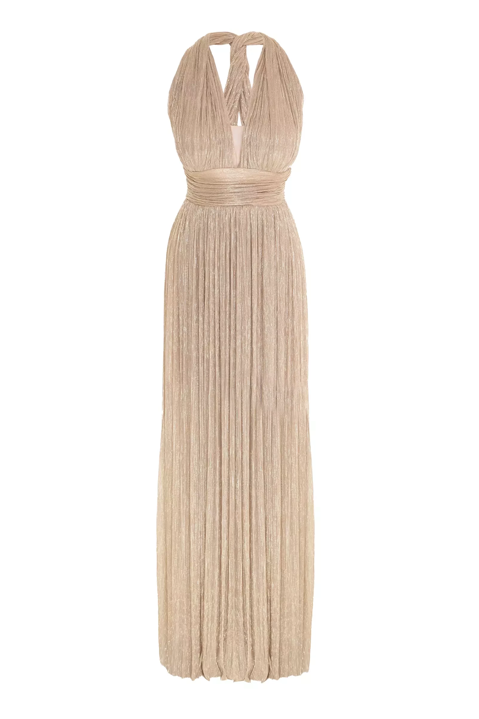Gold Moonlight One Arm Mini Dress