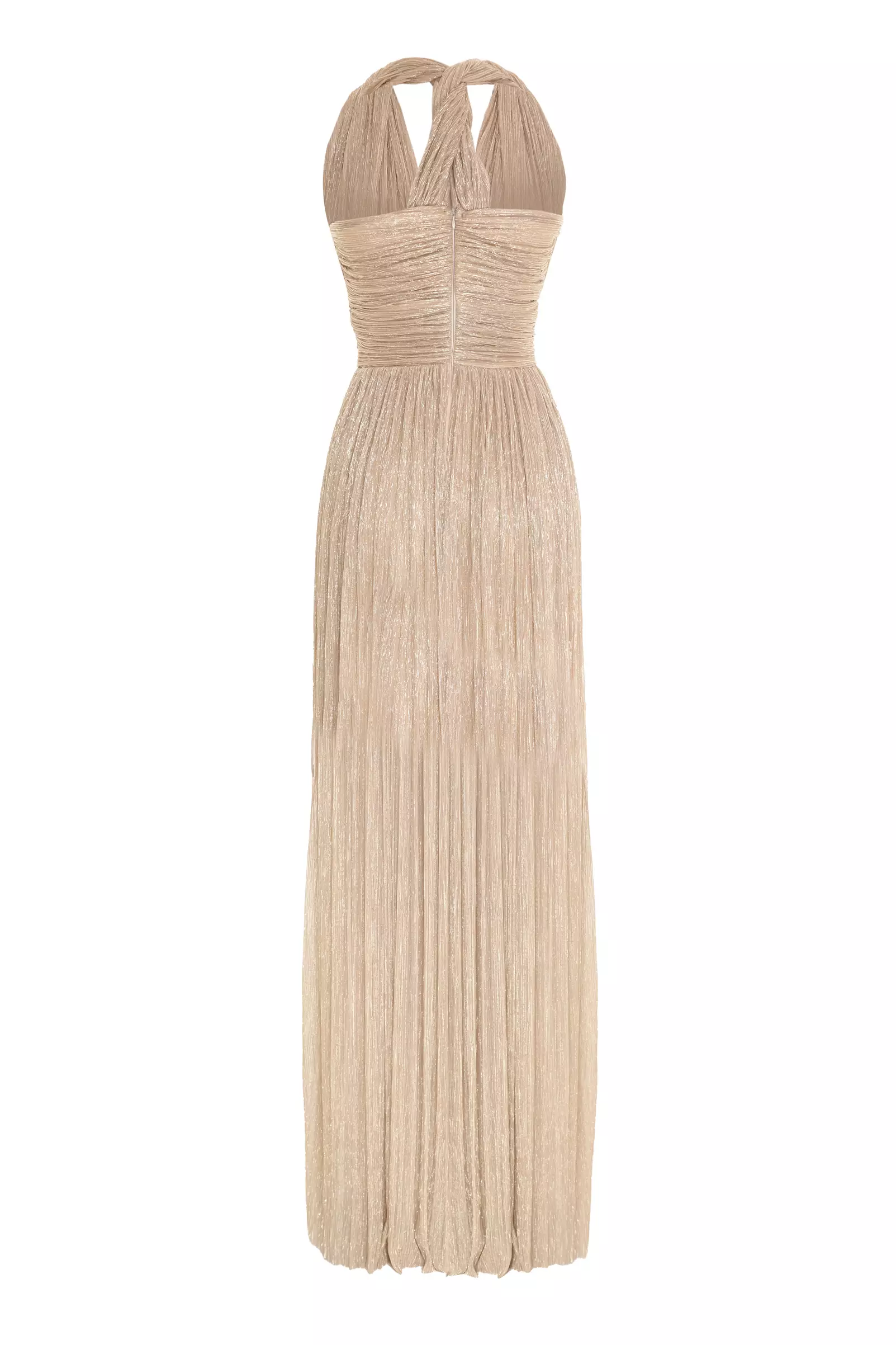 Gold Moonlight One Arm Mini Dress