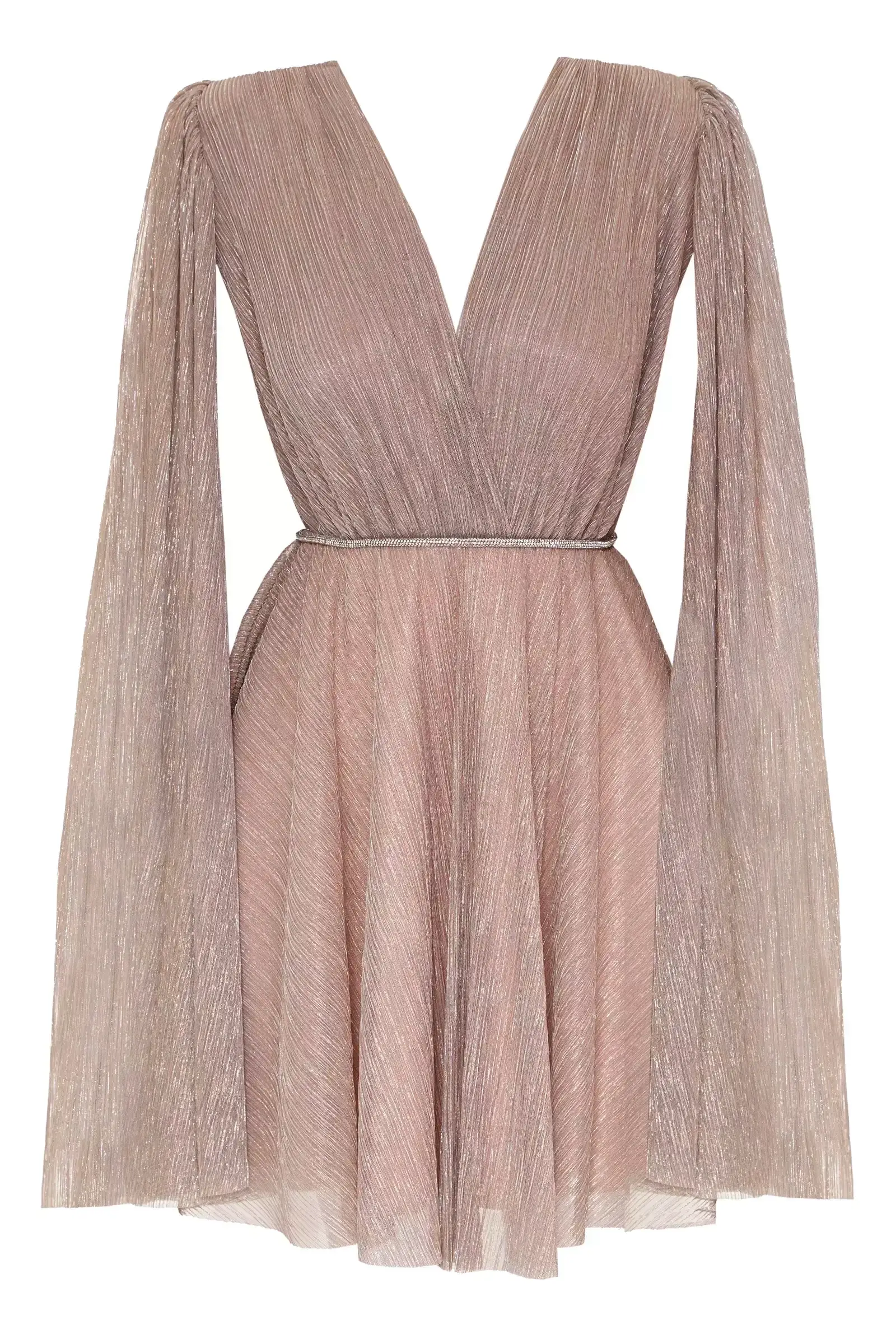 Blush Wowen Long Sleeve Mini Dress