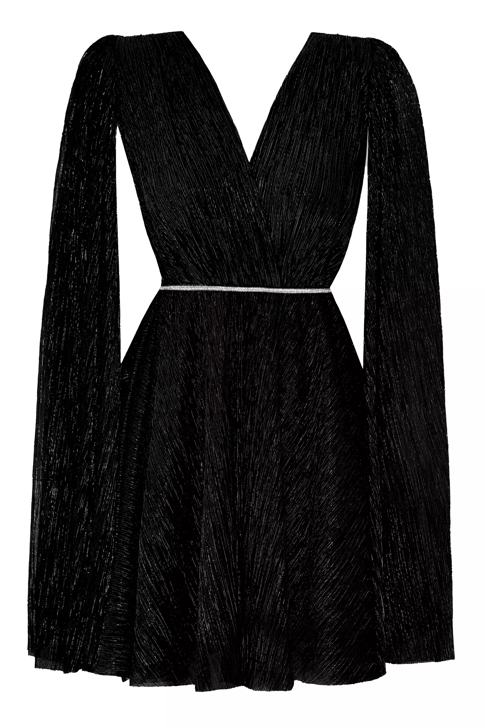 Black Wowen Long Sleeve Mini Dress