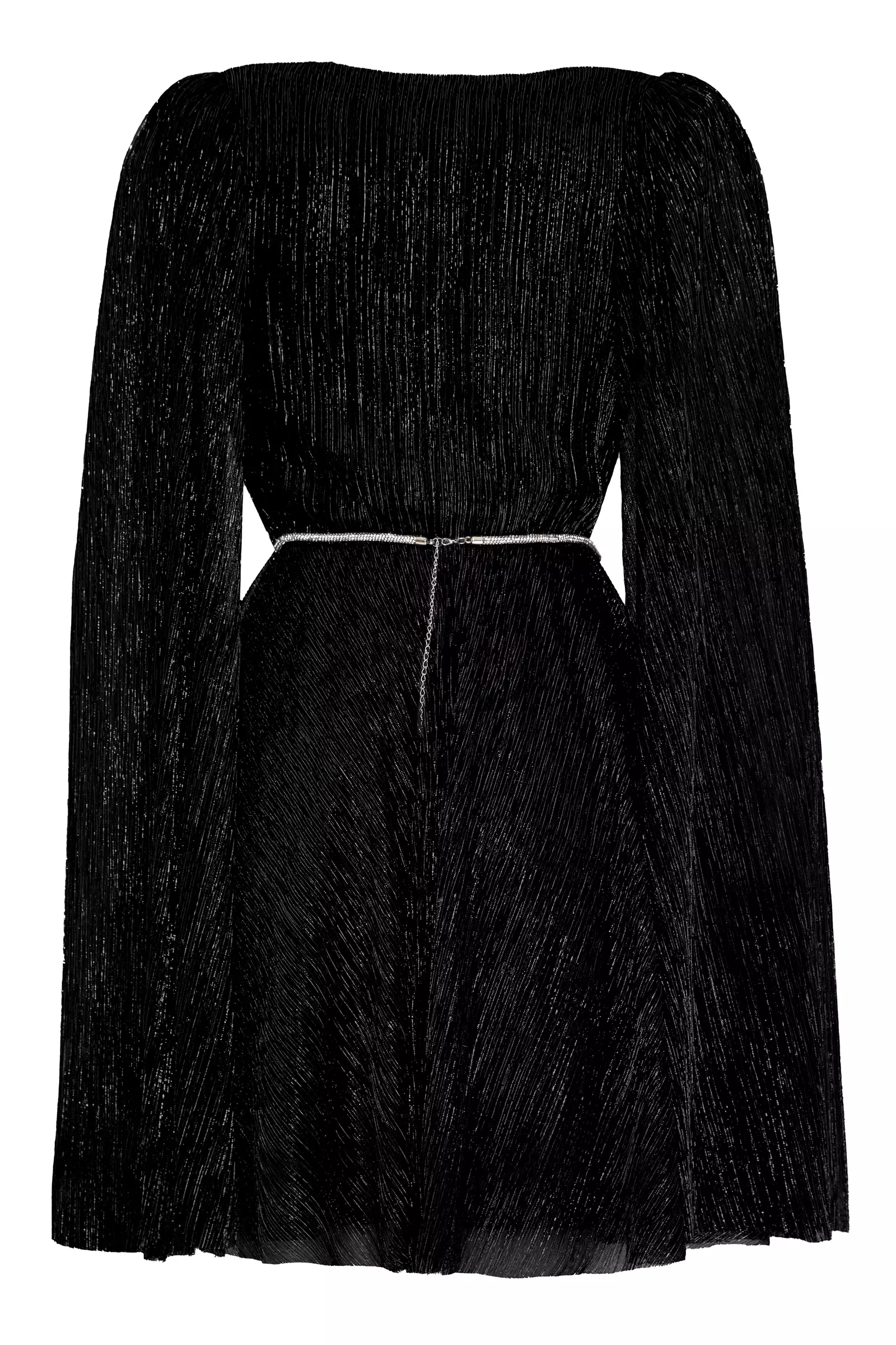 Black Wowen Long Sleeve Mini Dress