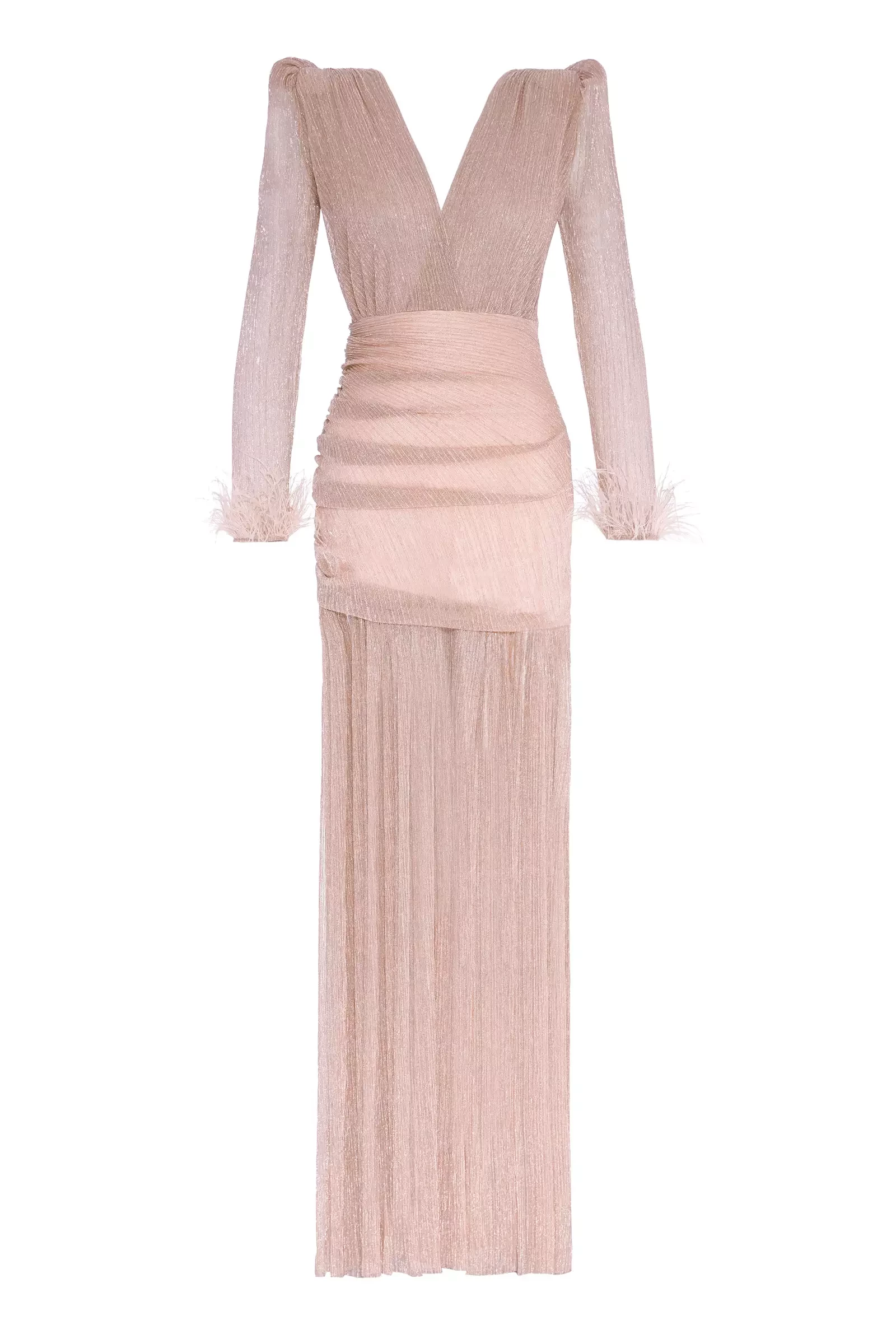 Blush Moonlight Long Sleeve Maxi Dress