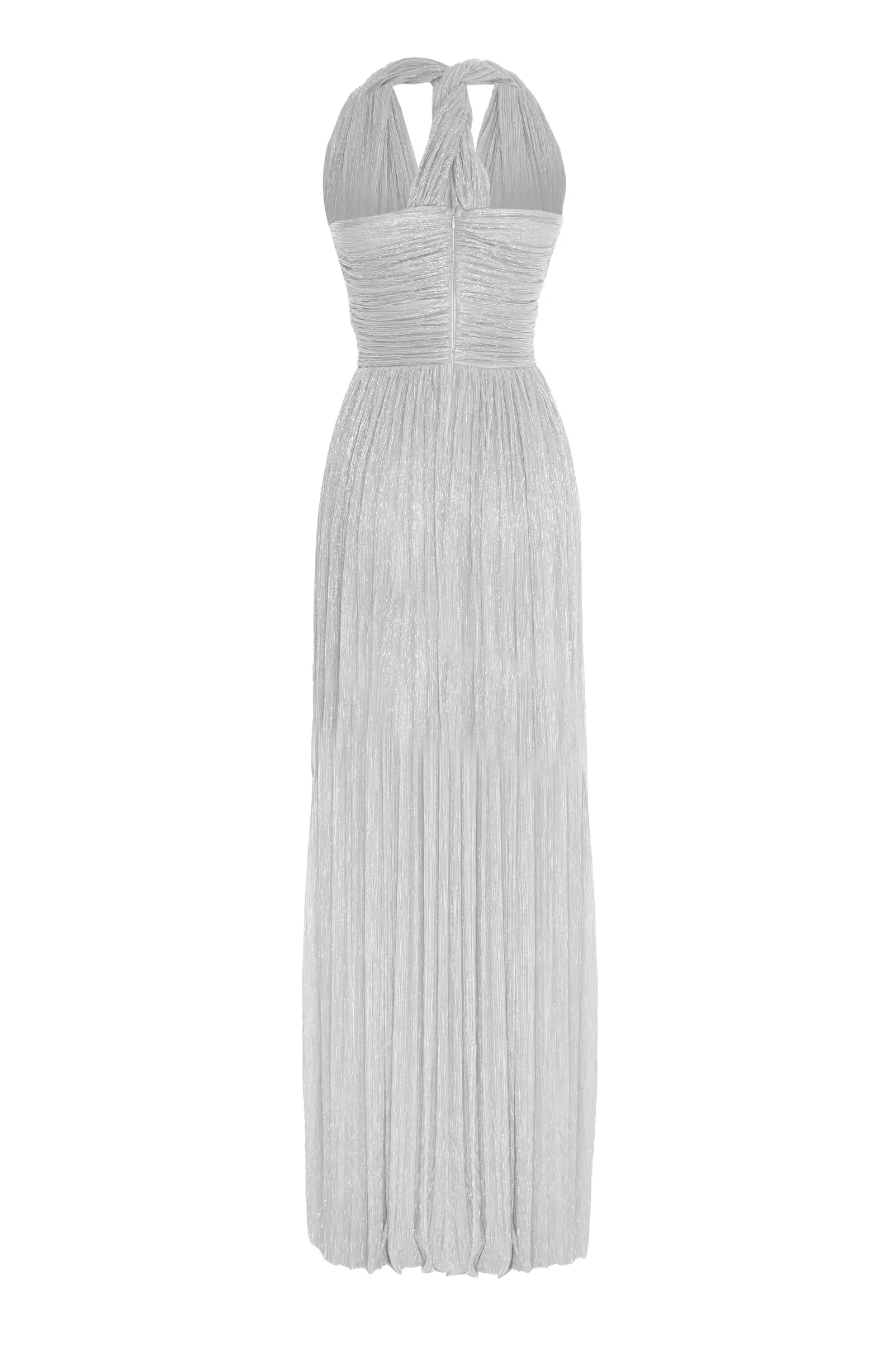 Silver Moonlight One Arm Mini Dress