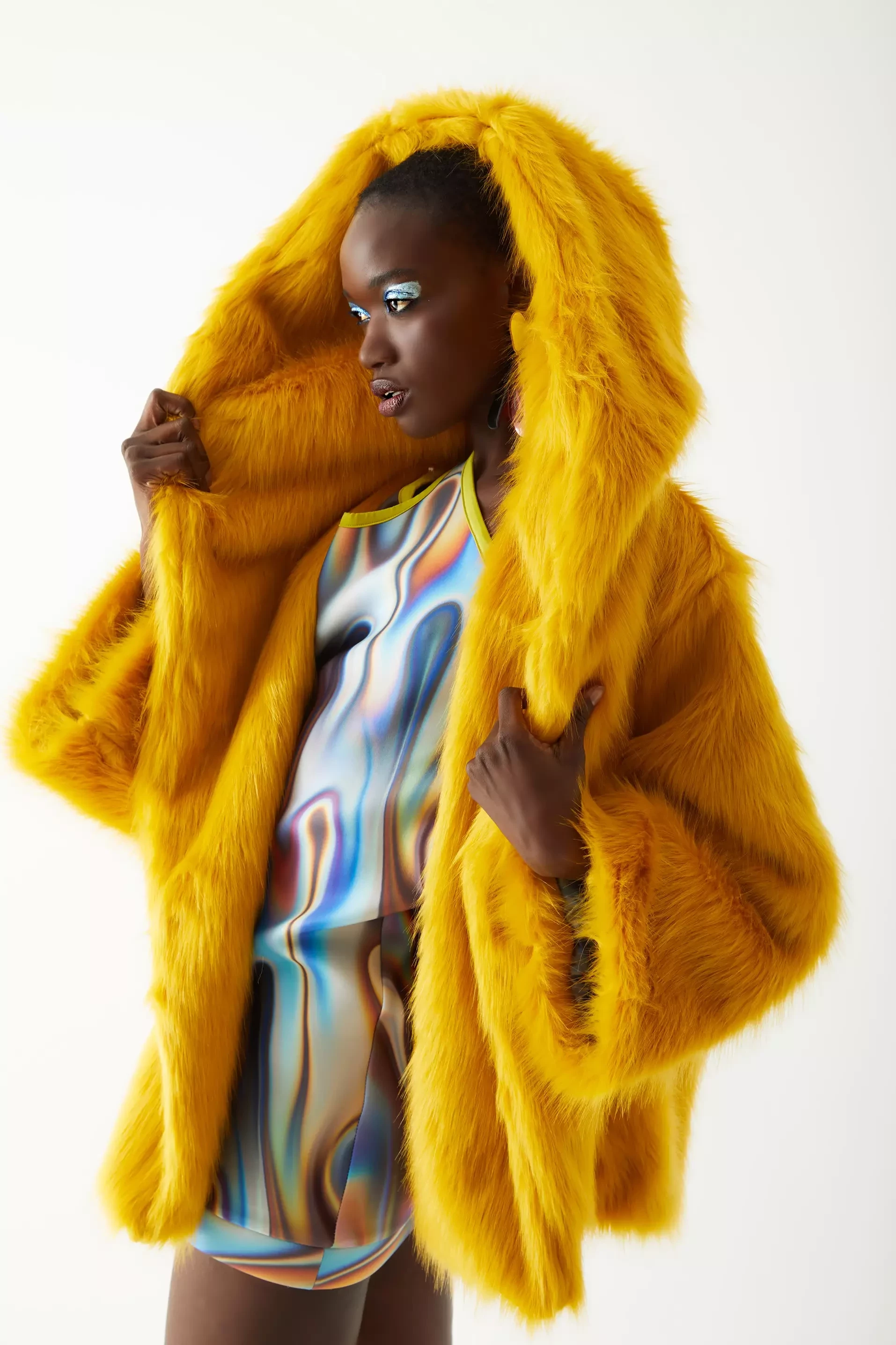 Saffron G.O.A.T Long Sleeve Midi Coat