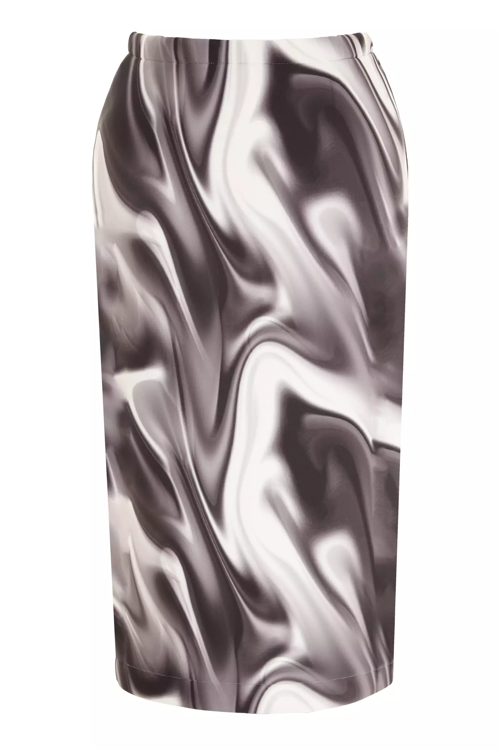 Printed Dalgic Midi Skirt
