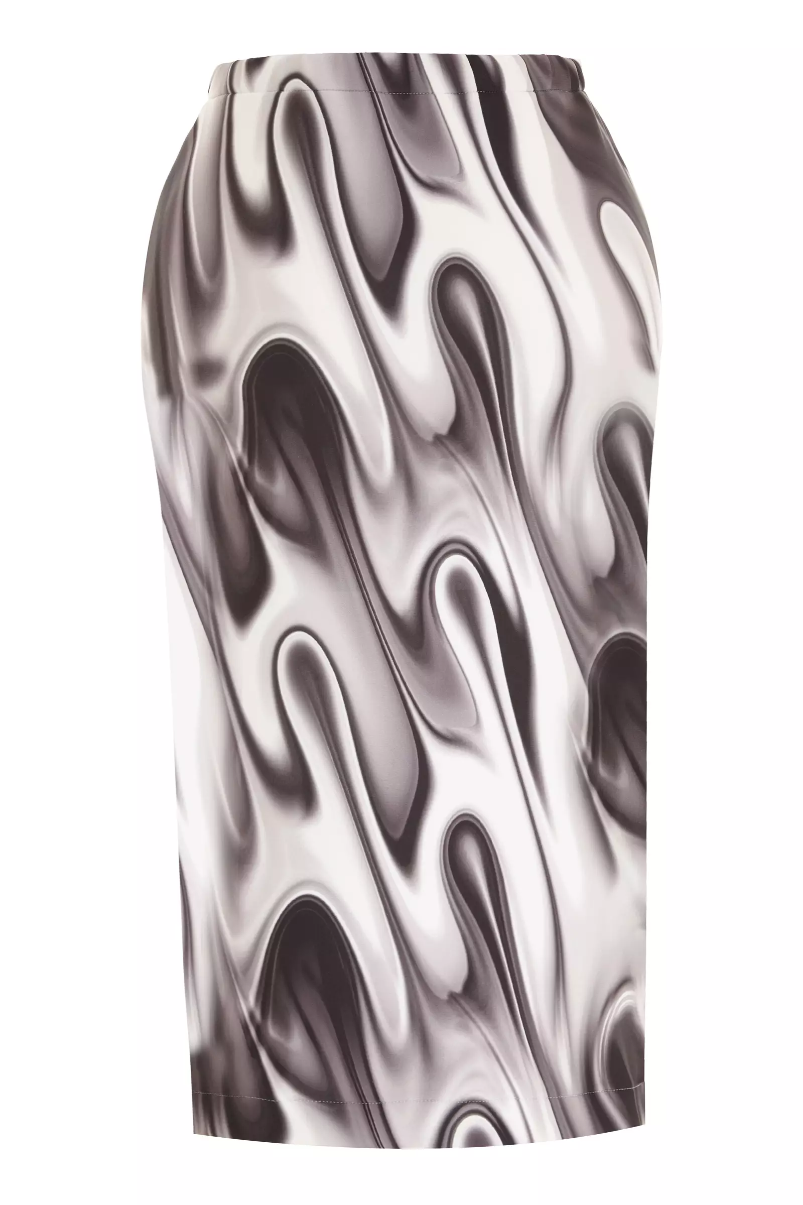 Printed Dalgic Midi Skirt