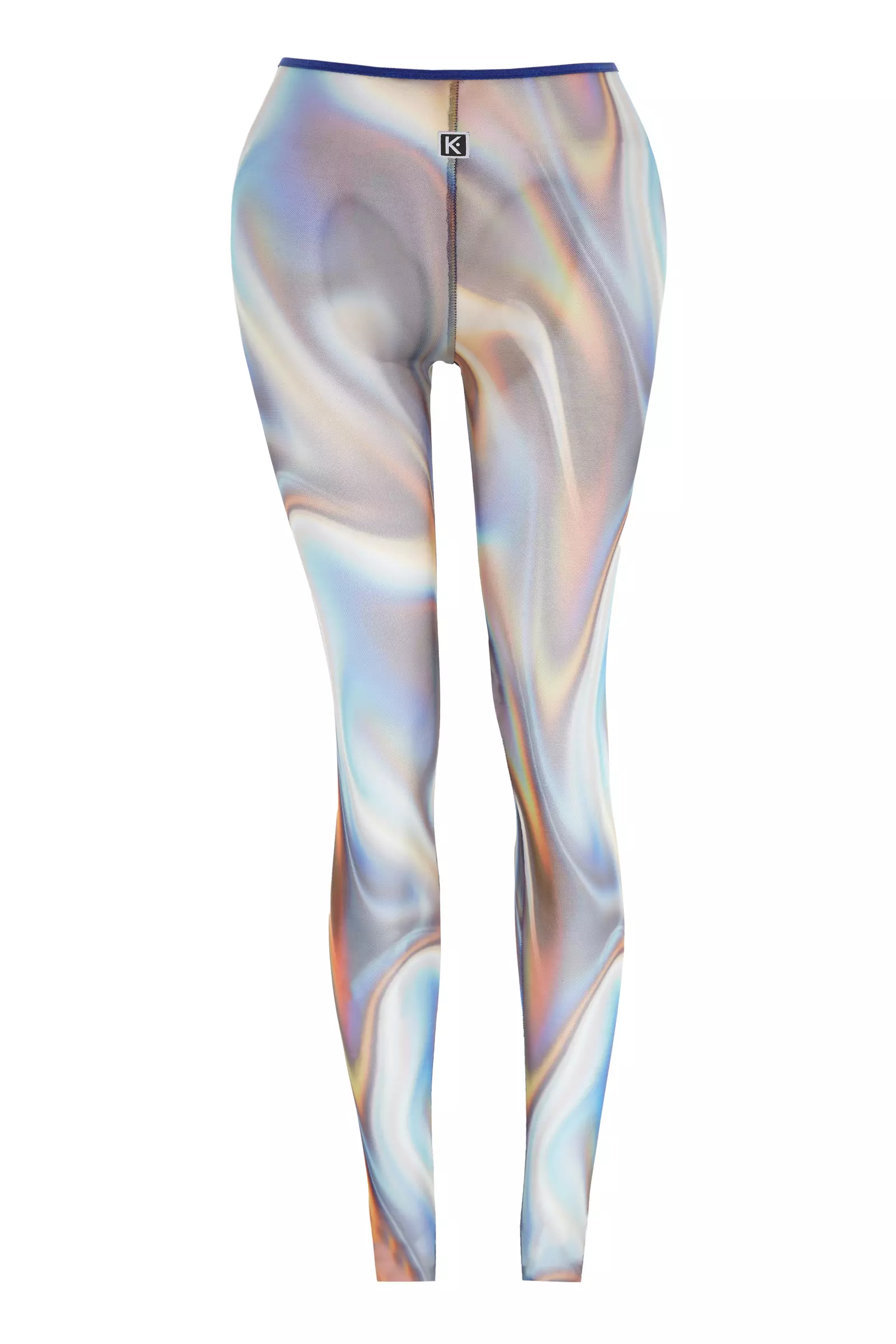Printed Tulle Maxi Suit