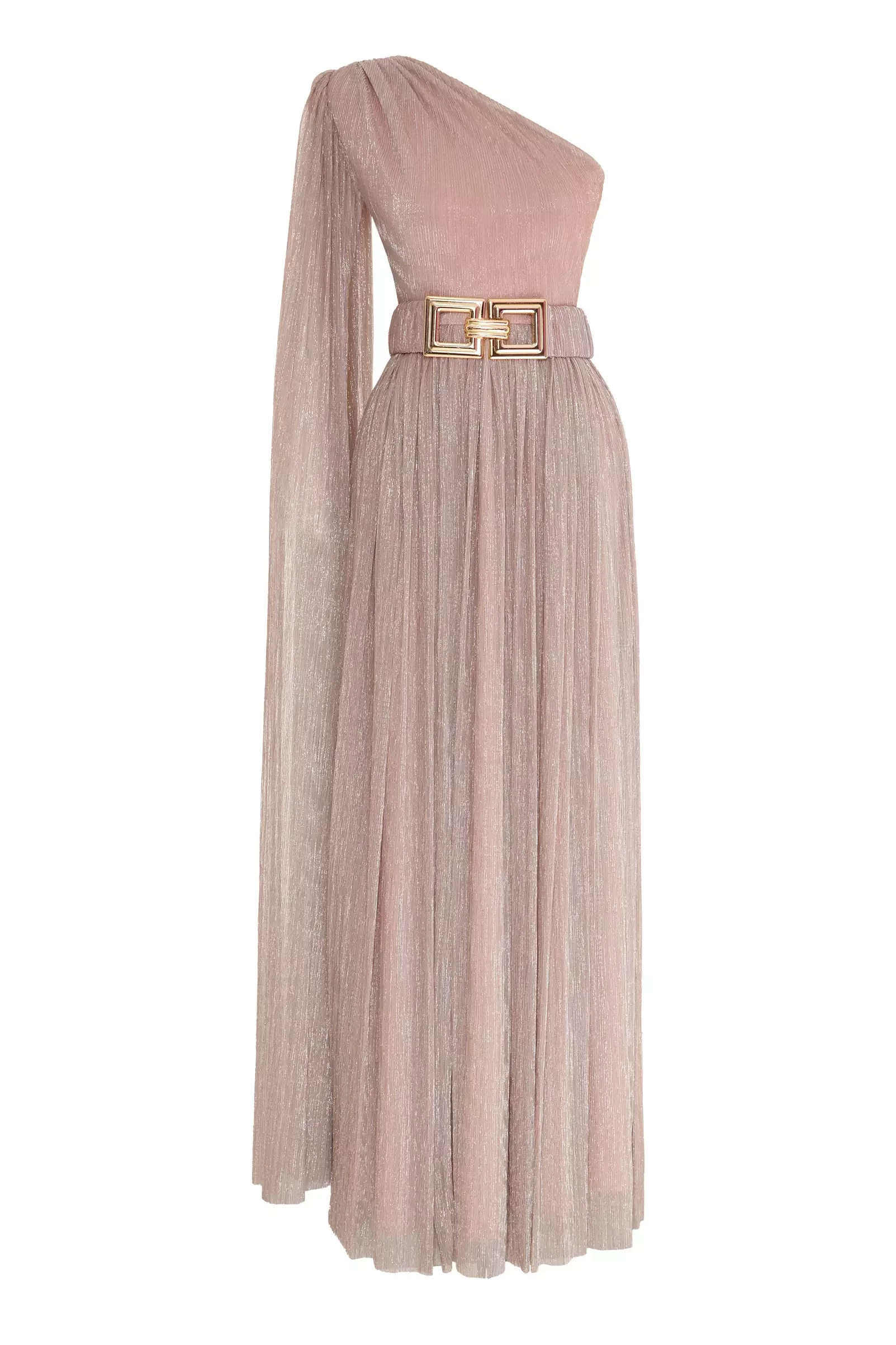 Blush Plus Size Moonlight One Arm Maxi Dress